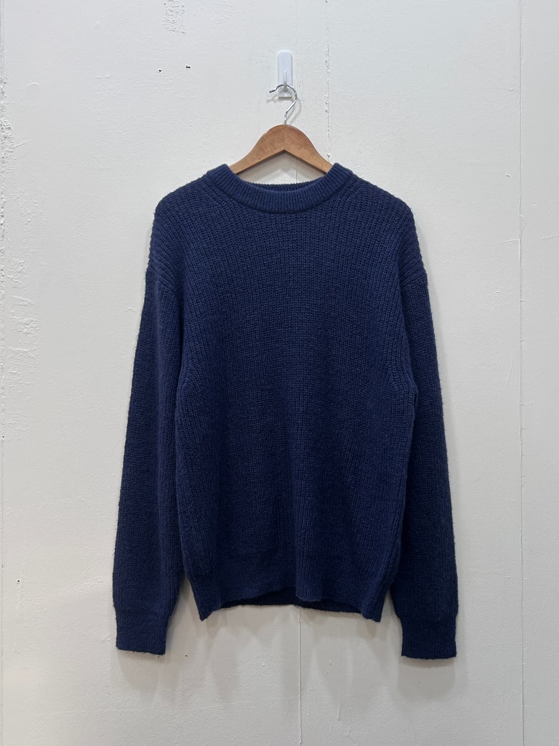 베르노 알파카 울 니트 남성 L 100사이즈 네이비 상품이미지2