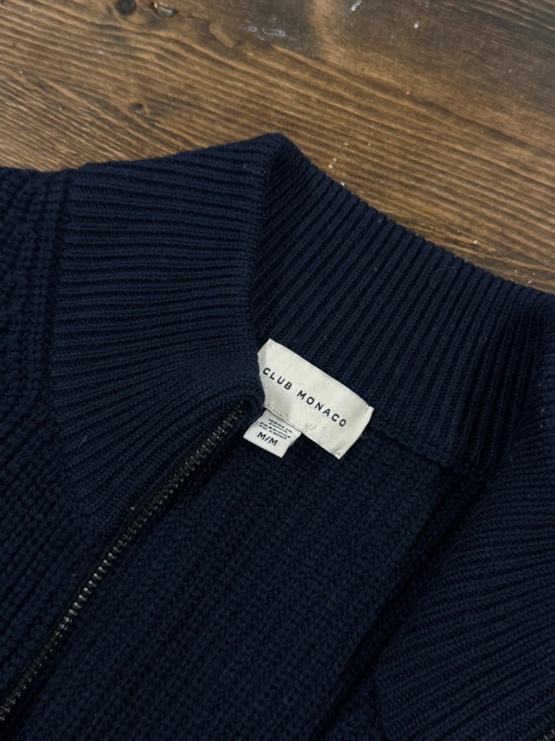 클럽모나코 짚업 가디건 100 상품이미지9