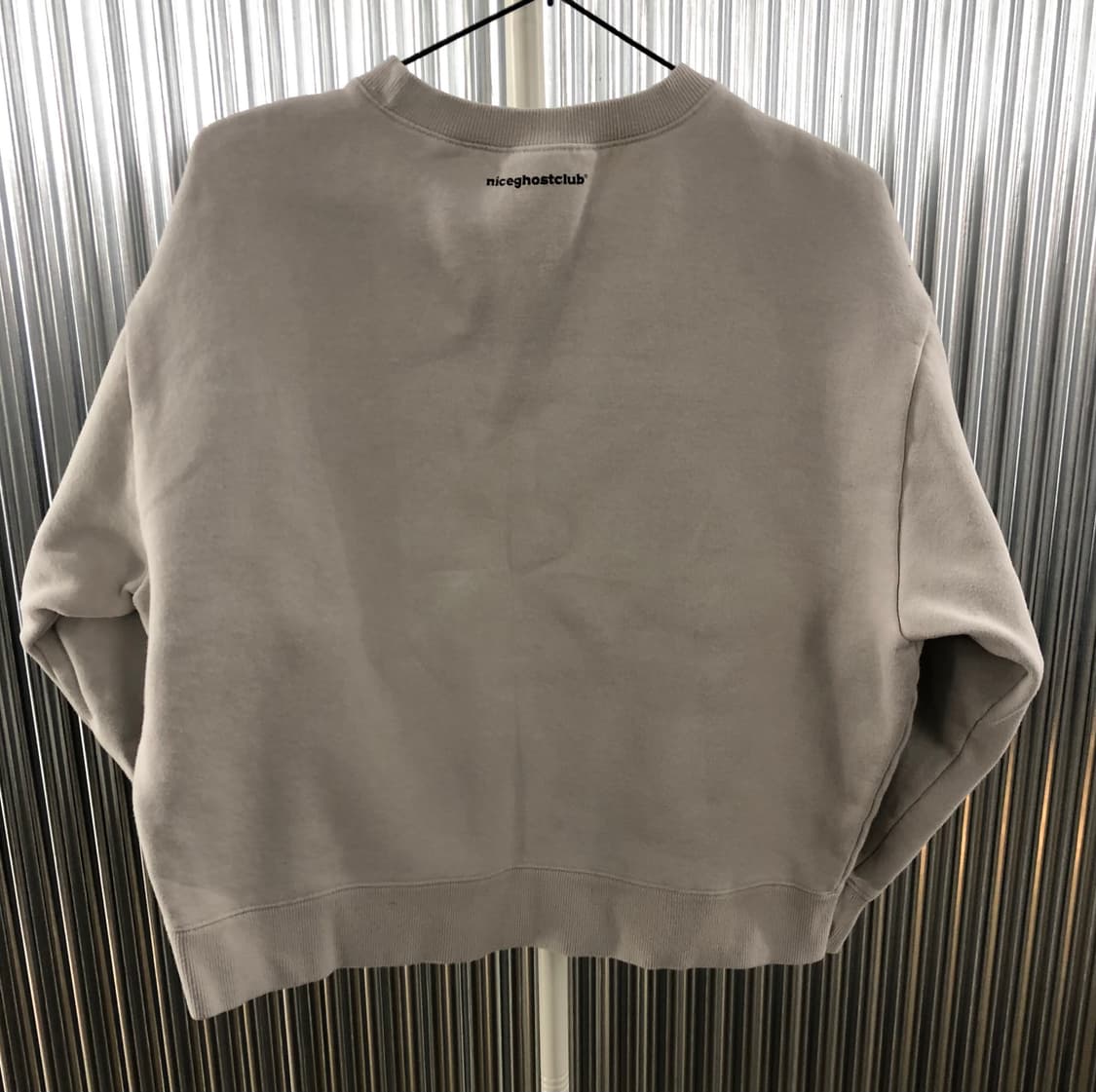 나이스고스트클럽 기모 맨투맨 S 상품이미지2