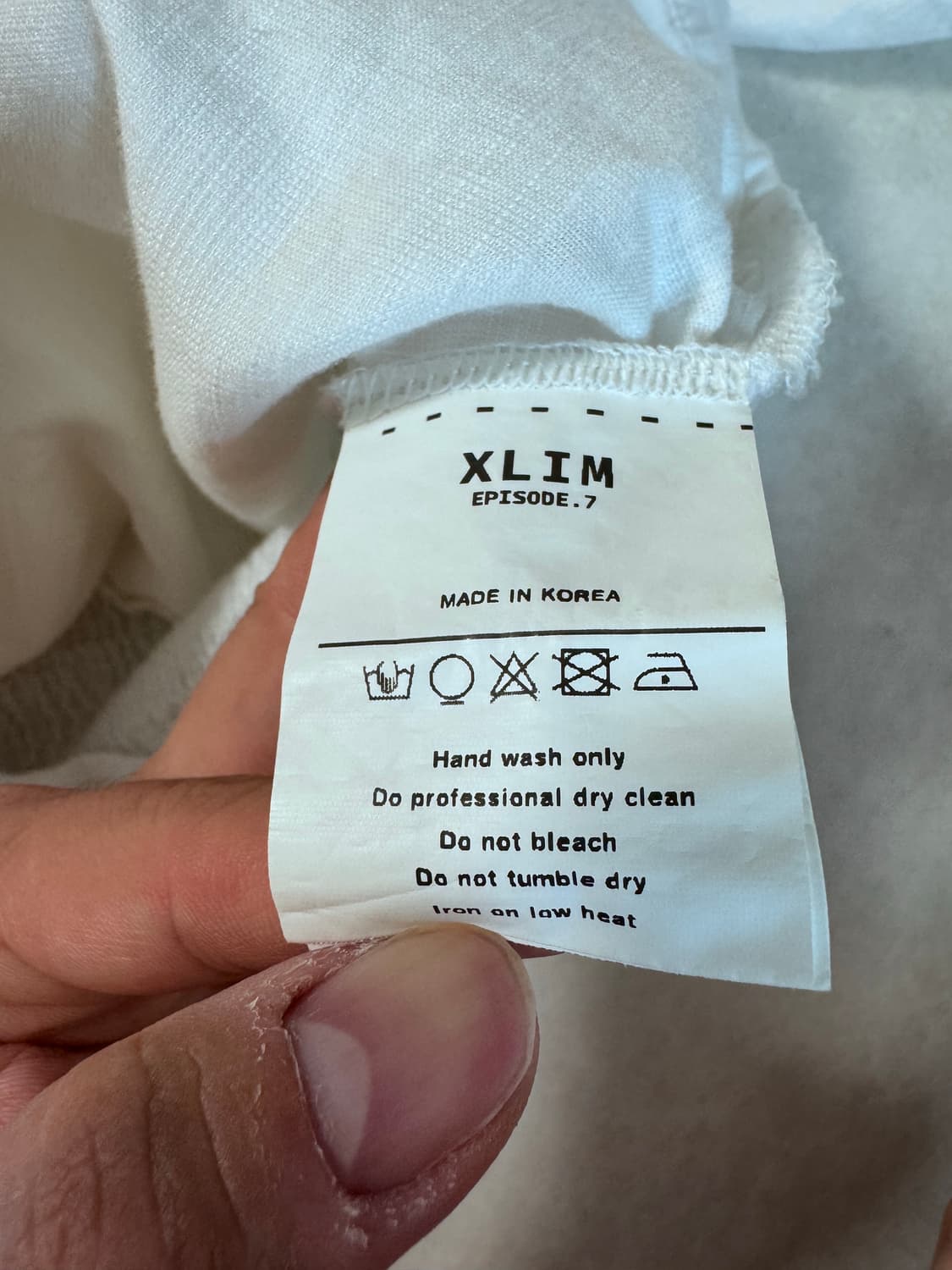 (중고/L) xlim ep7 01 shirts 화이트 L 상품이미지7