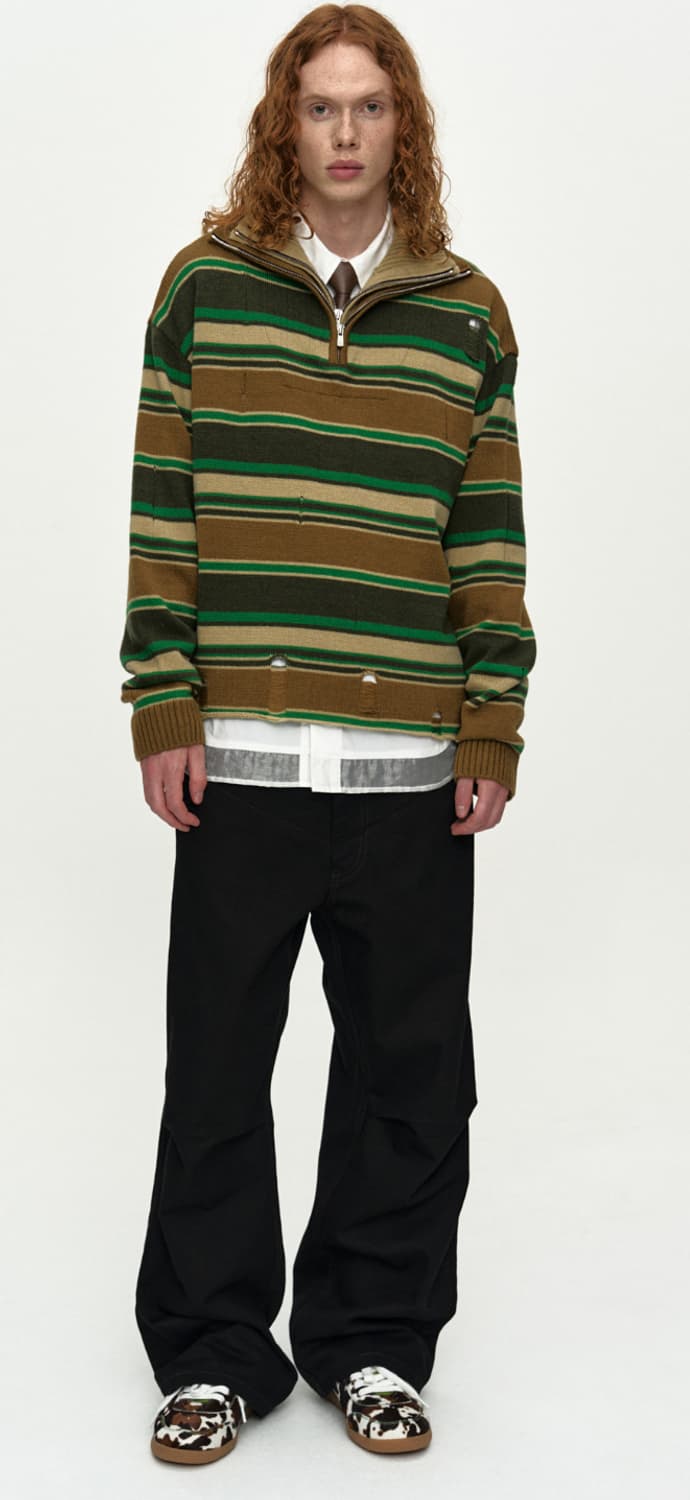 앤더슨벨 DOUBLE WAISTBAND WIDE-LEG TROUSER 상품이미지3