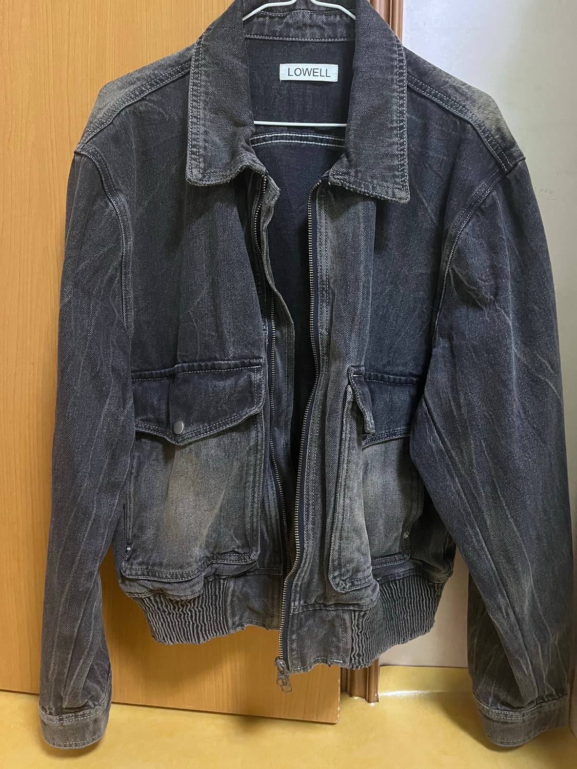 유랜 브라운 포켓 데님 자켓 상품이미지5