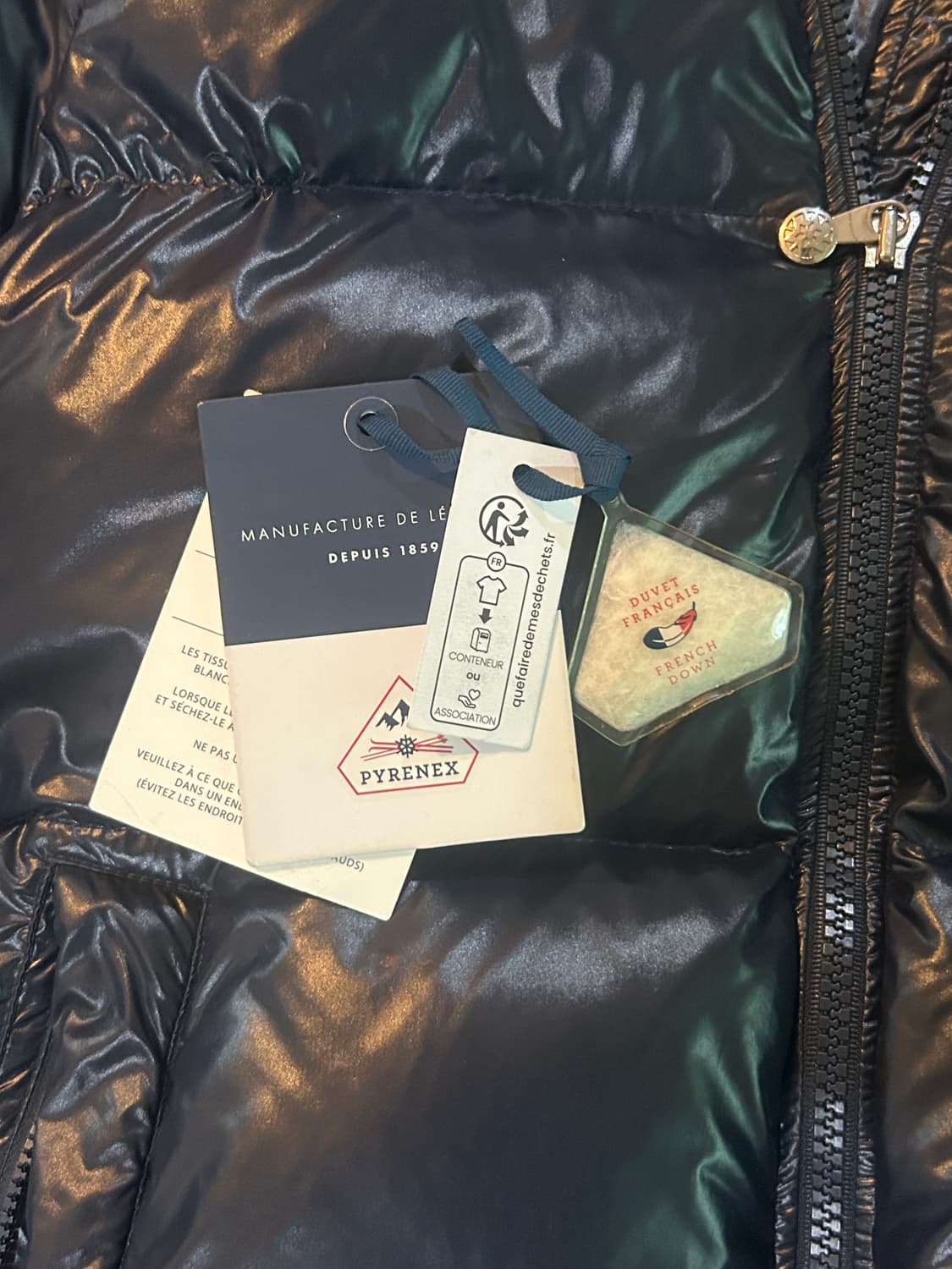 피레넥스 블루 스텐 퍼프 자켓 M 상품이미지4