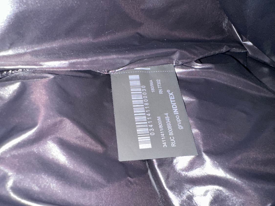 자라 유광패딩 M 상품이미지3