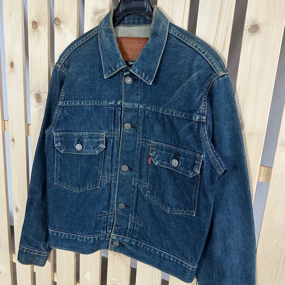 (S)리바이스 90s 71507 빅E XX TYPE 2 트러커 데님 자켓 상품이미지2