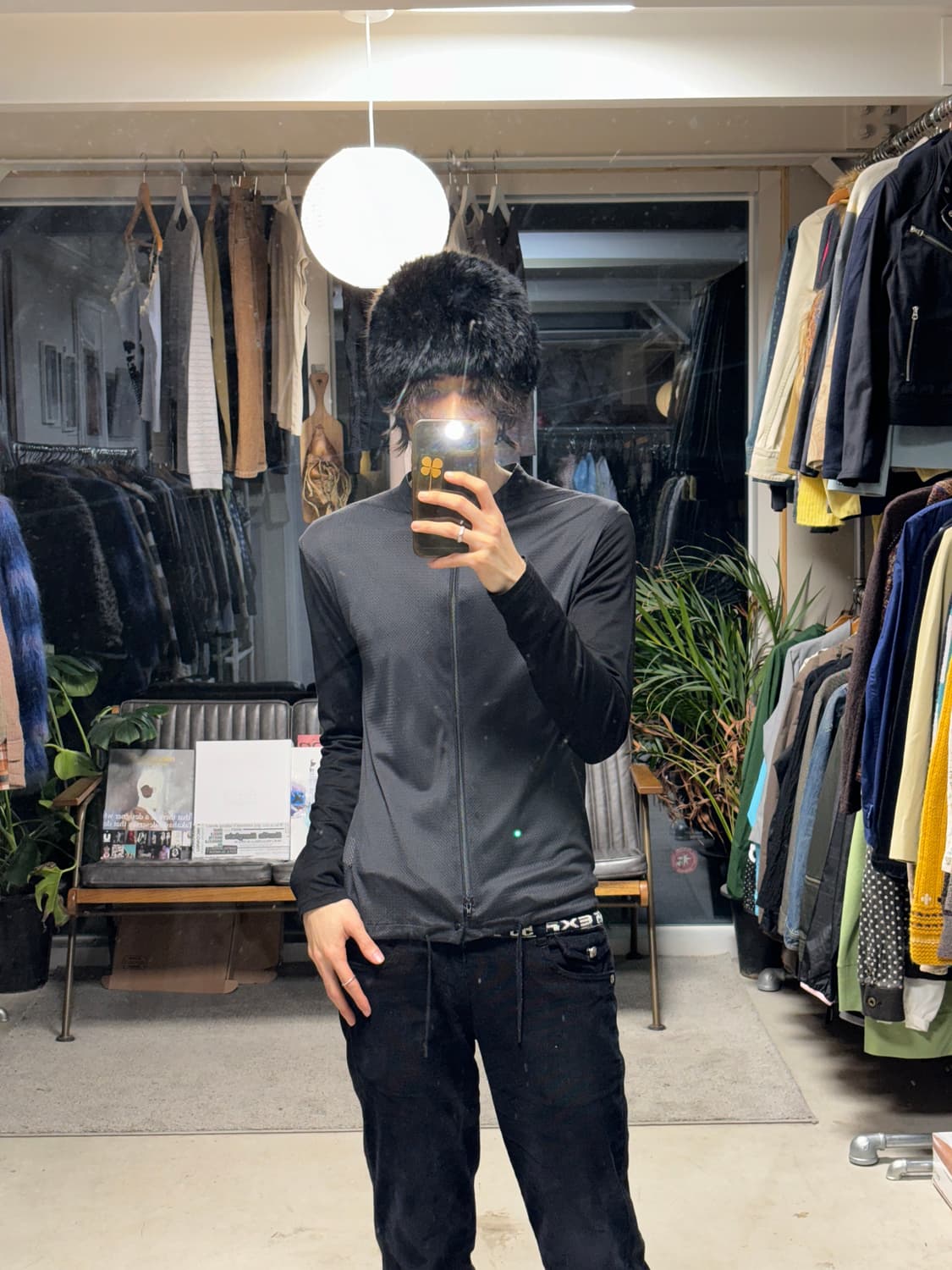 Ca4la 래빗퍼 비니 상품이미지4