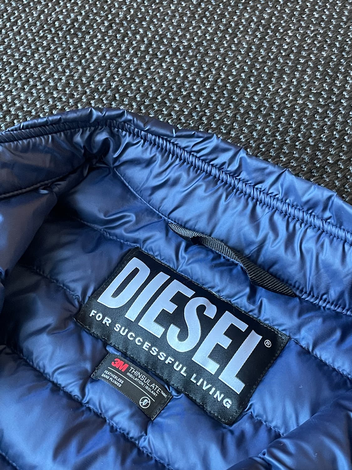 디젤 호킬 패딩 블루 상품이미지5