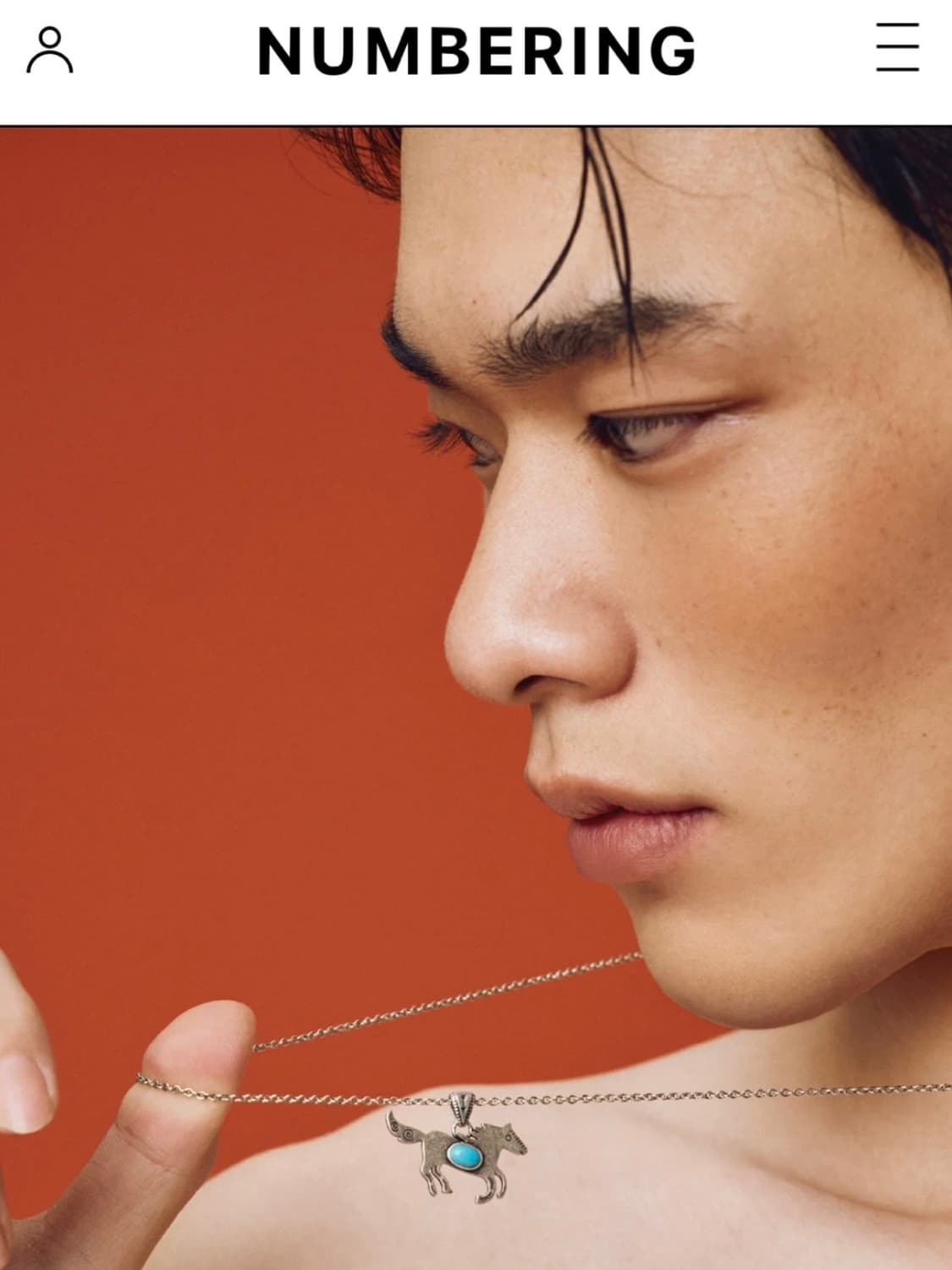 넘버링 목걸이 네크리스 새상품 상품이미지2