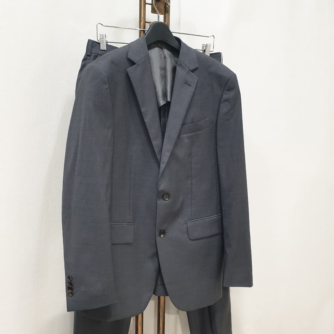 갤럭시 실크 혼방 노턱 정장자켓 바지 세트 95/33 상품이미지2