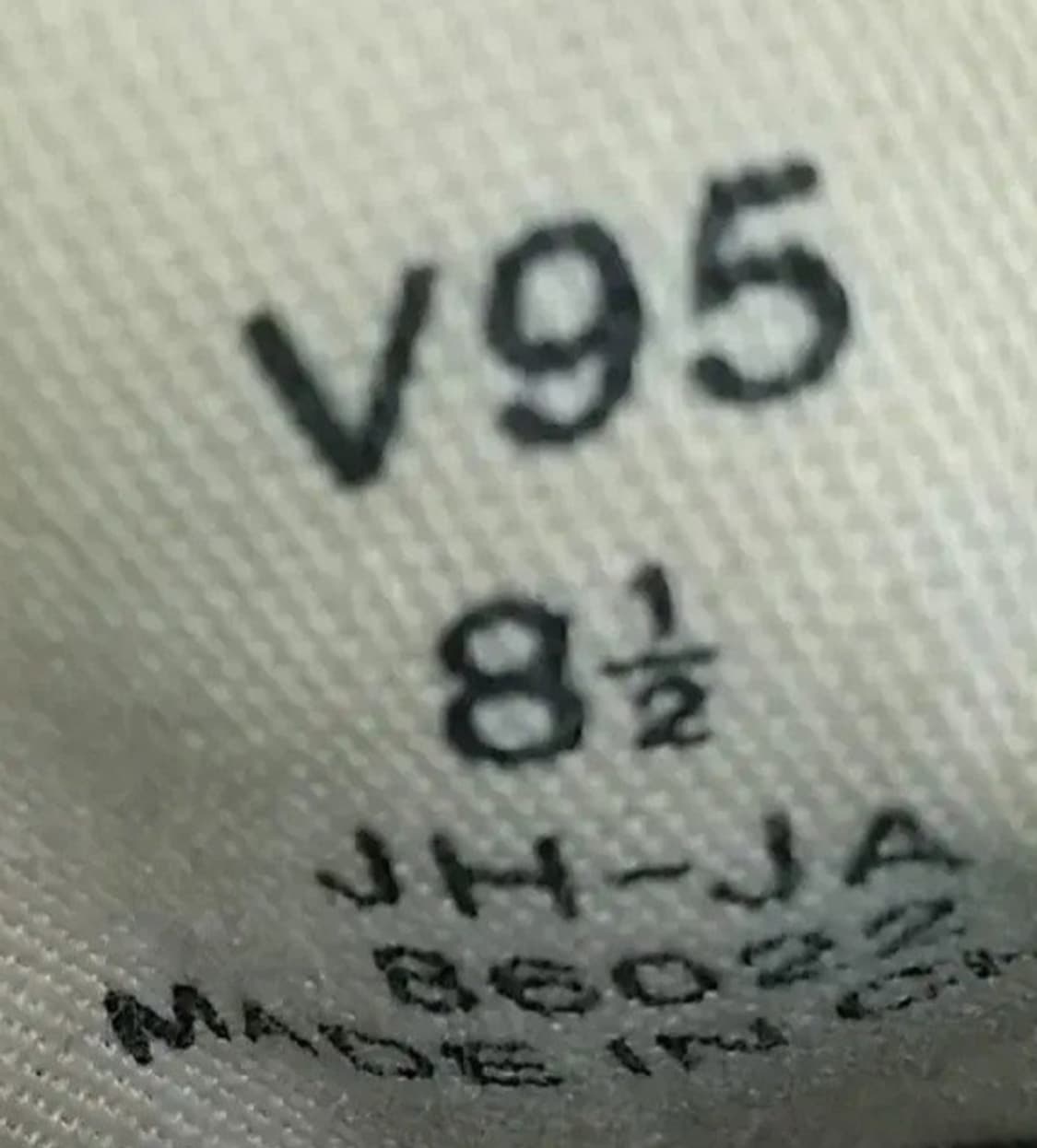 VANS 반스 V95 클래식 검흰 265 상품이미지8