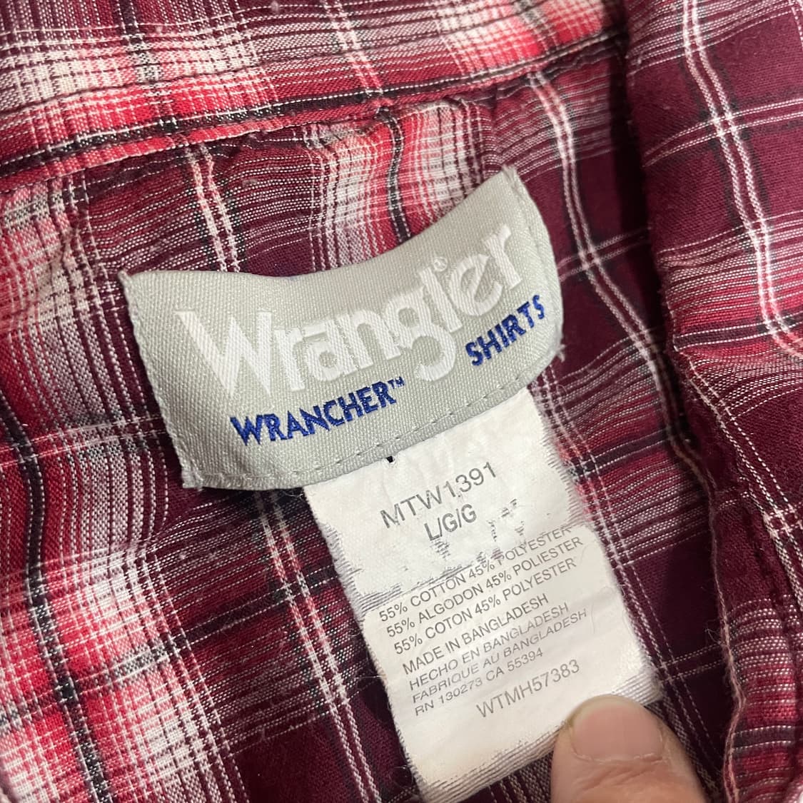 랭글러 웨스턴 셔츠 상품이미지2