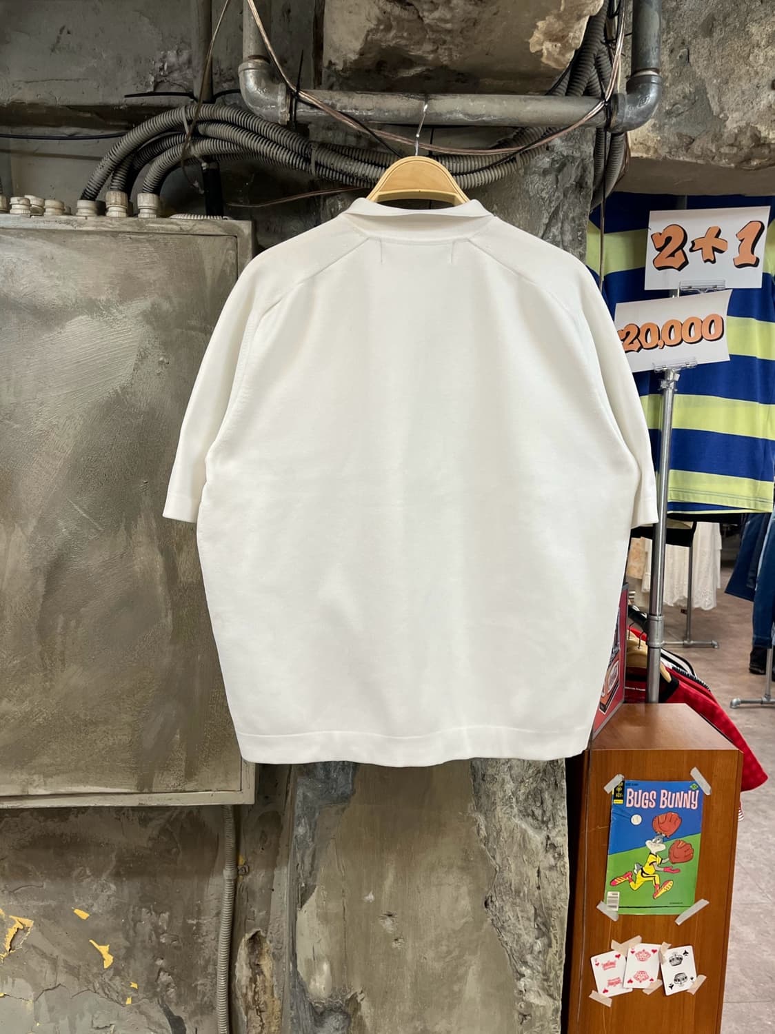 준지 juun.j 반팔 카라티 화이트 48 #csz3842 상품이미지2