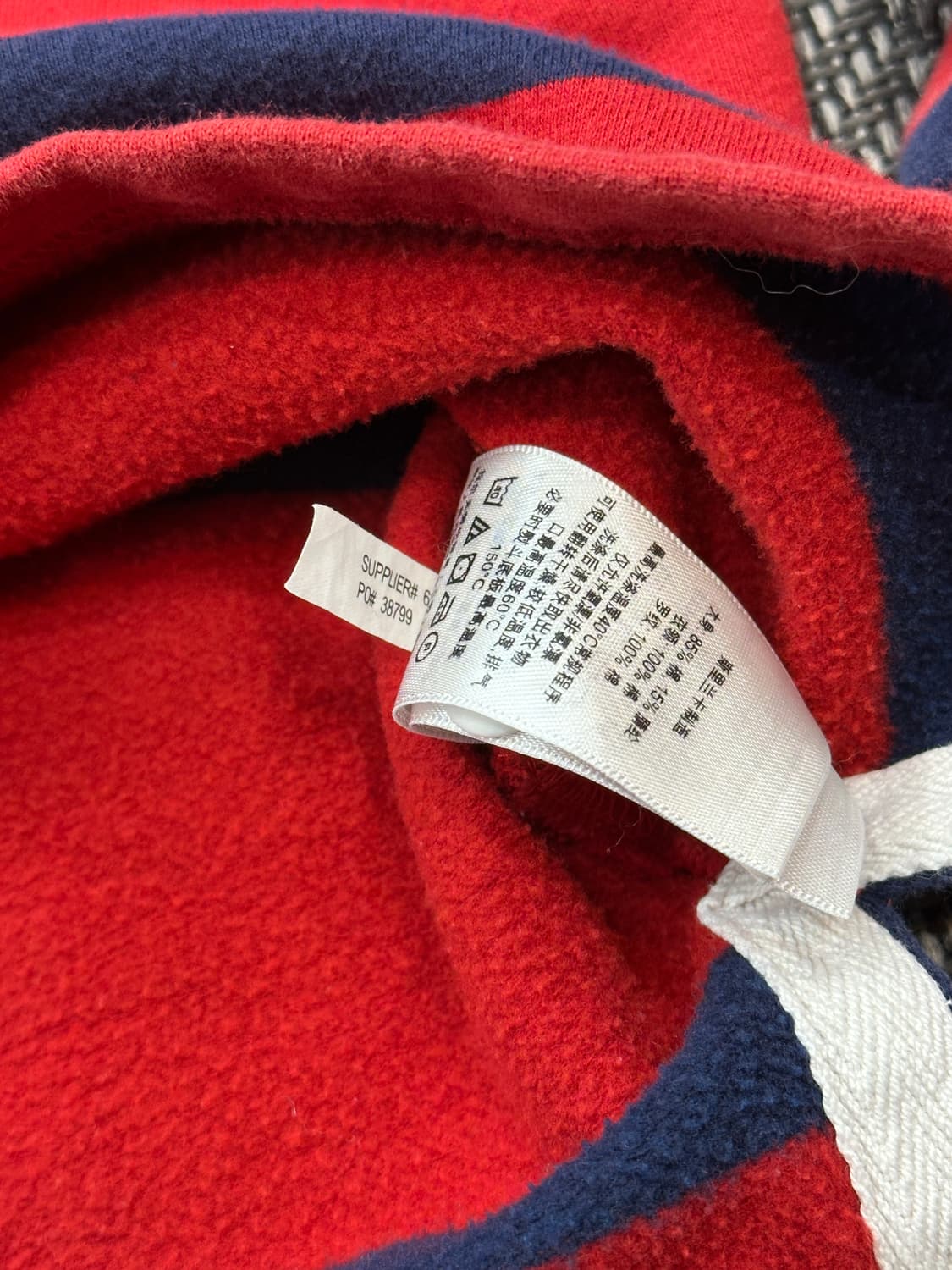 폴로 랄프로렌 레드 럭비 티셔츠 상품이미지4