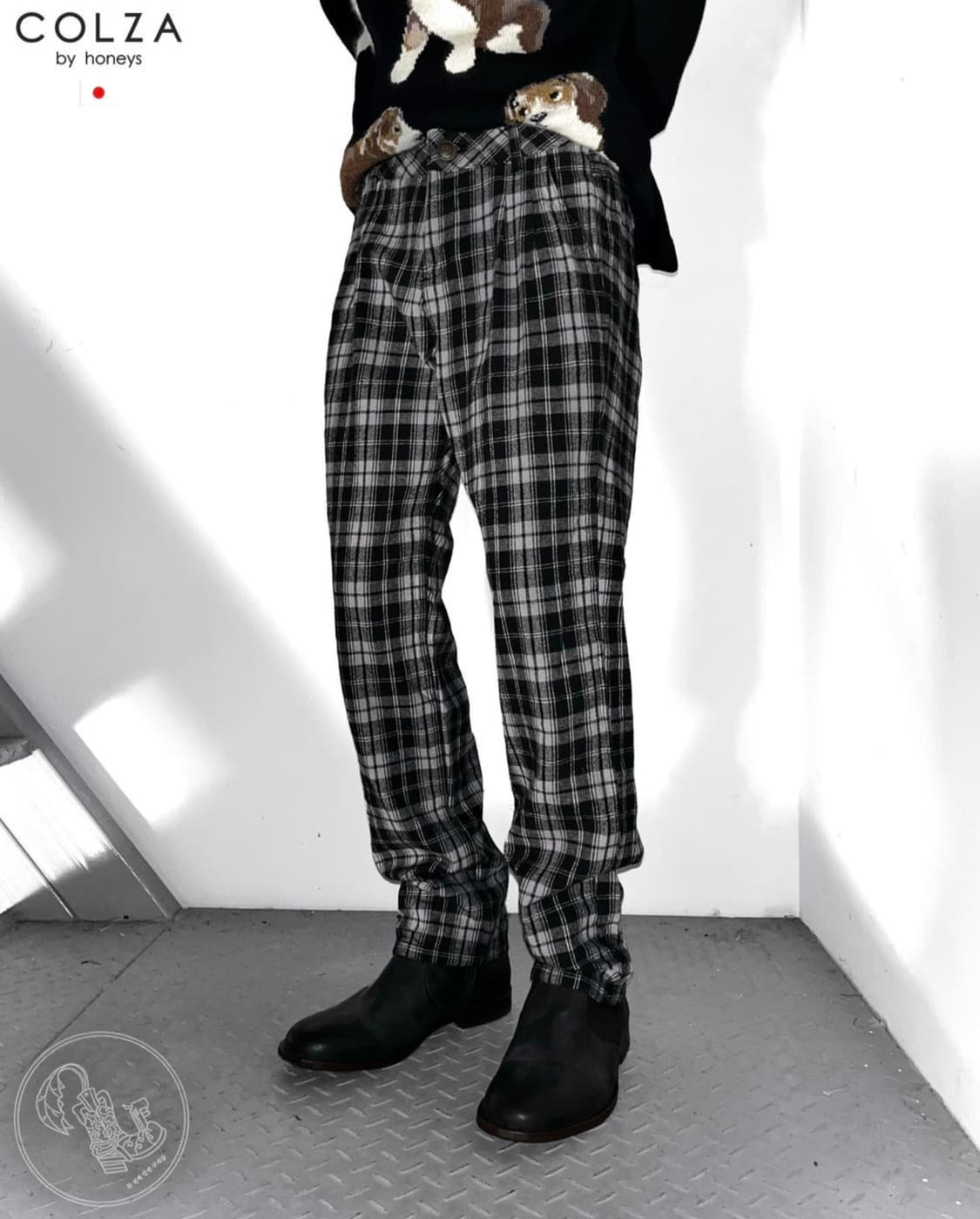 [COLZA] コルザ 체크 팬츠, Japan 상품이미지1