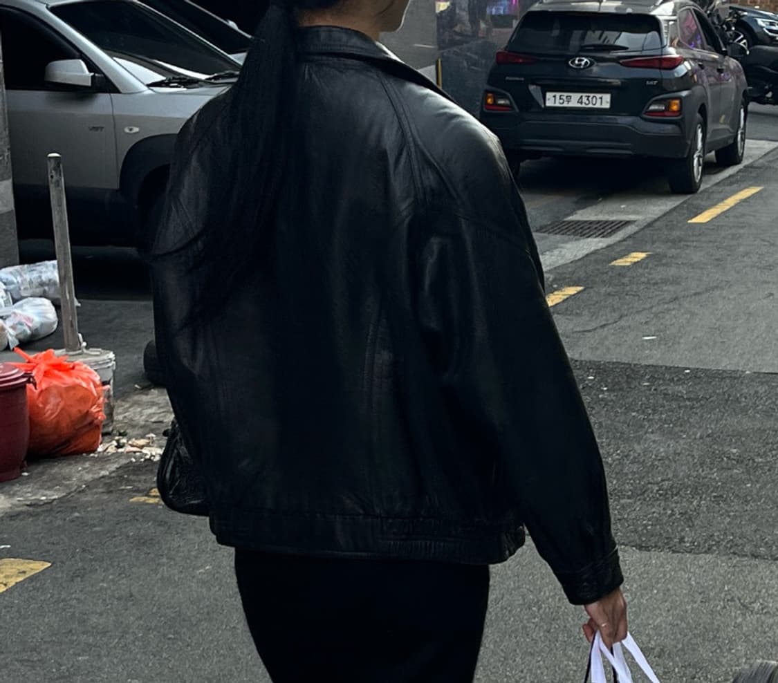 vintage leather jacket 상품이미지3