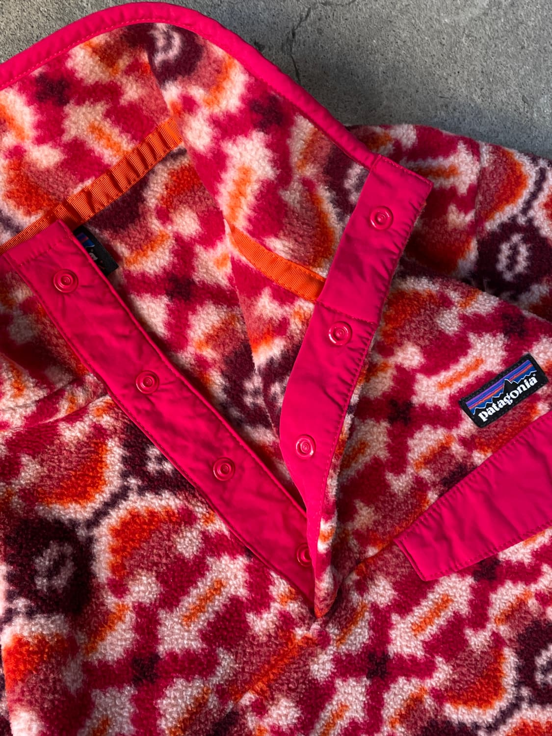 Patagonia Synchilla Aztec Pink Snap-T 상품이미지7