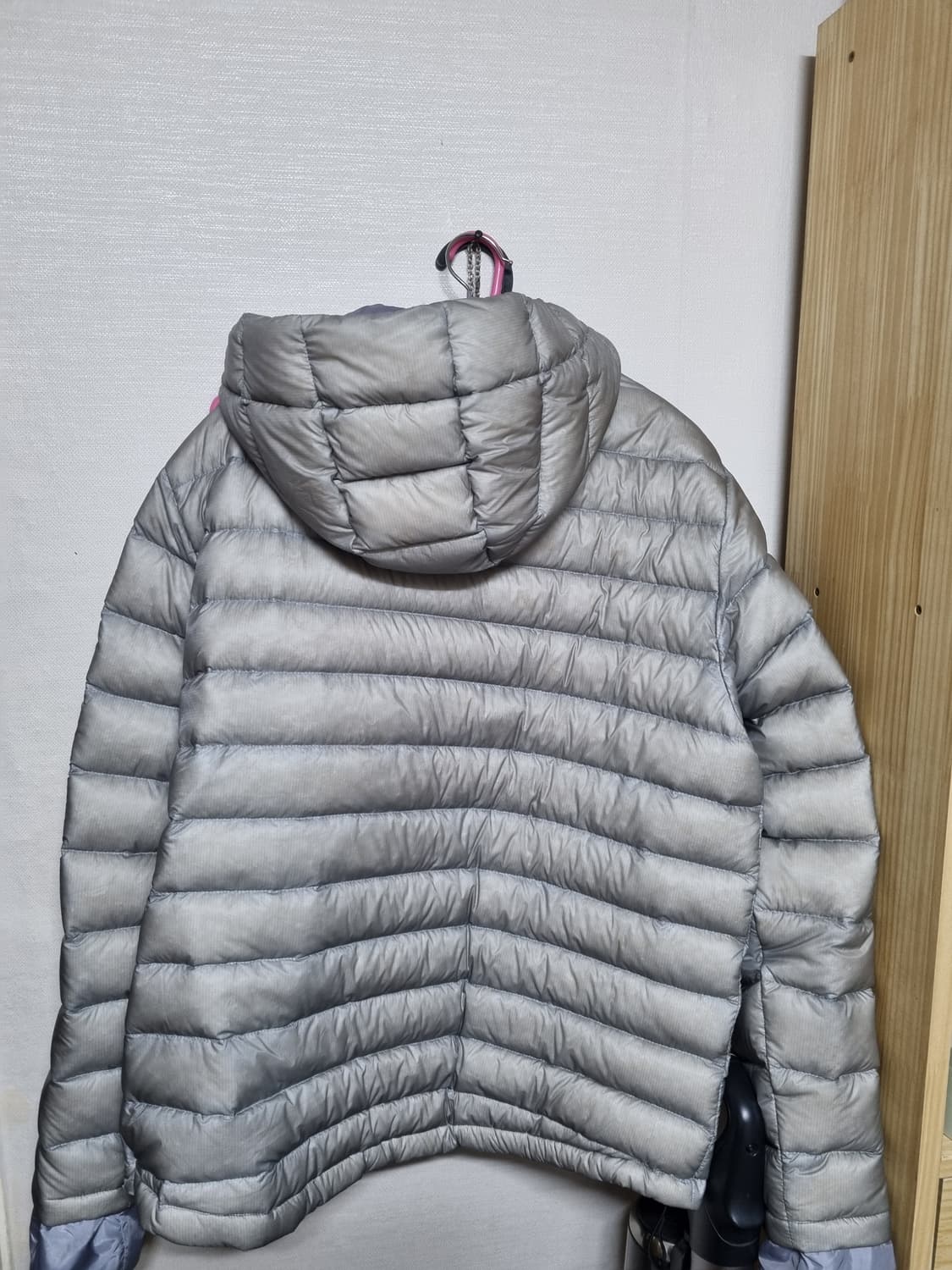 산산기어 24f/w 서픽스푸퍼 자켓 그레이 3사이즈 상품이미지3