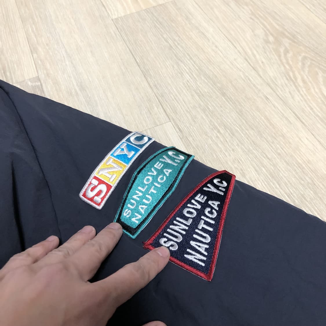 (XL) 새상품 노티카 x 선러브 리버시블 3M 신슐레이트 자켓 네이비 상품이미지5