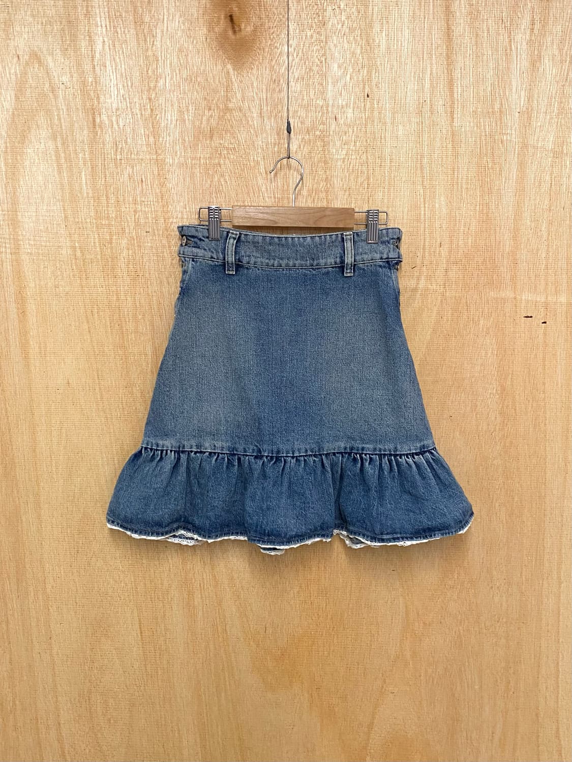 MIU MIU denim frill skirt 미우미우 프릴 스커트 상품이미지3
