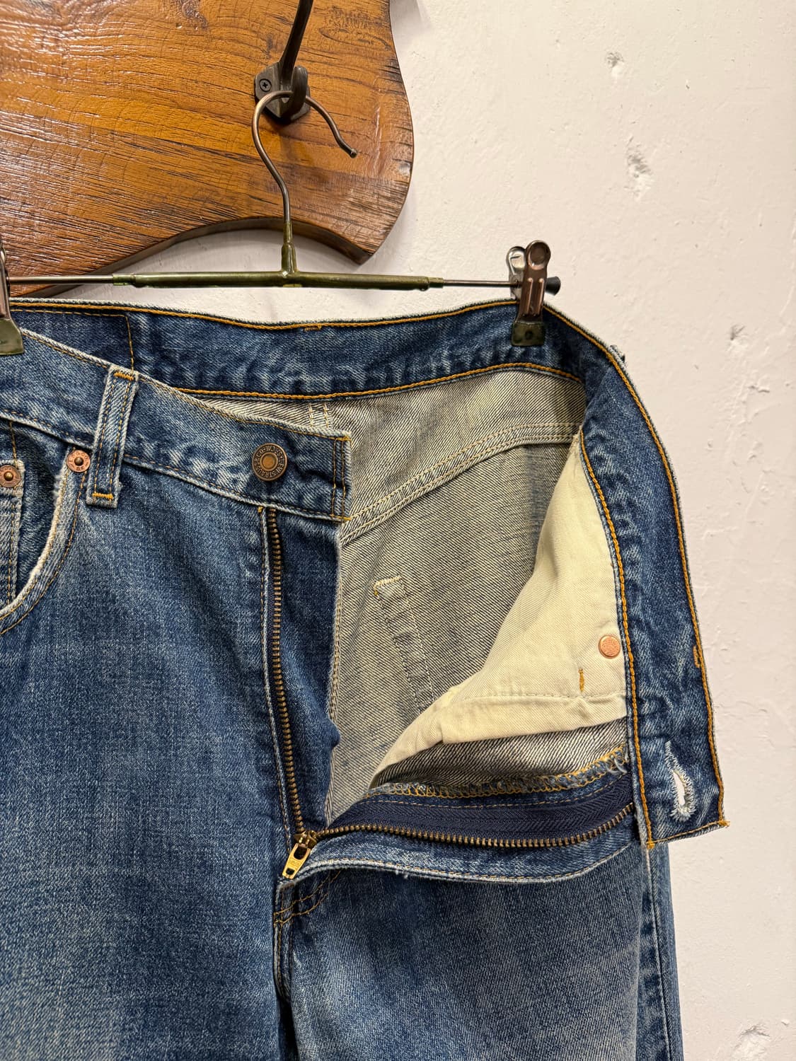 33inch) Levi’s 리바이스 508 Distressed Jeans 상품이미지7