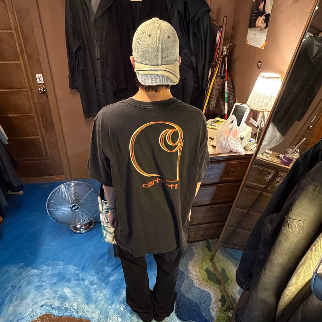 CARHARTT 칼하트 백 프린팅 티셔츠 XL 상품이미지2