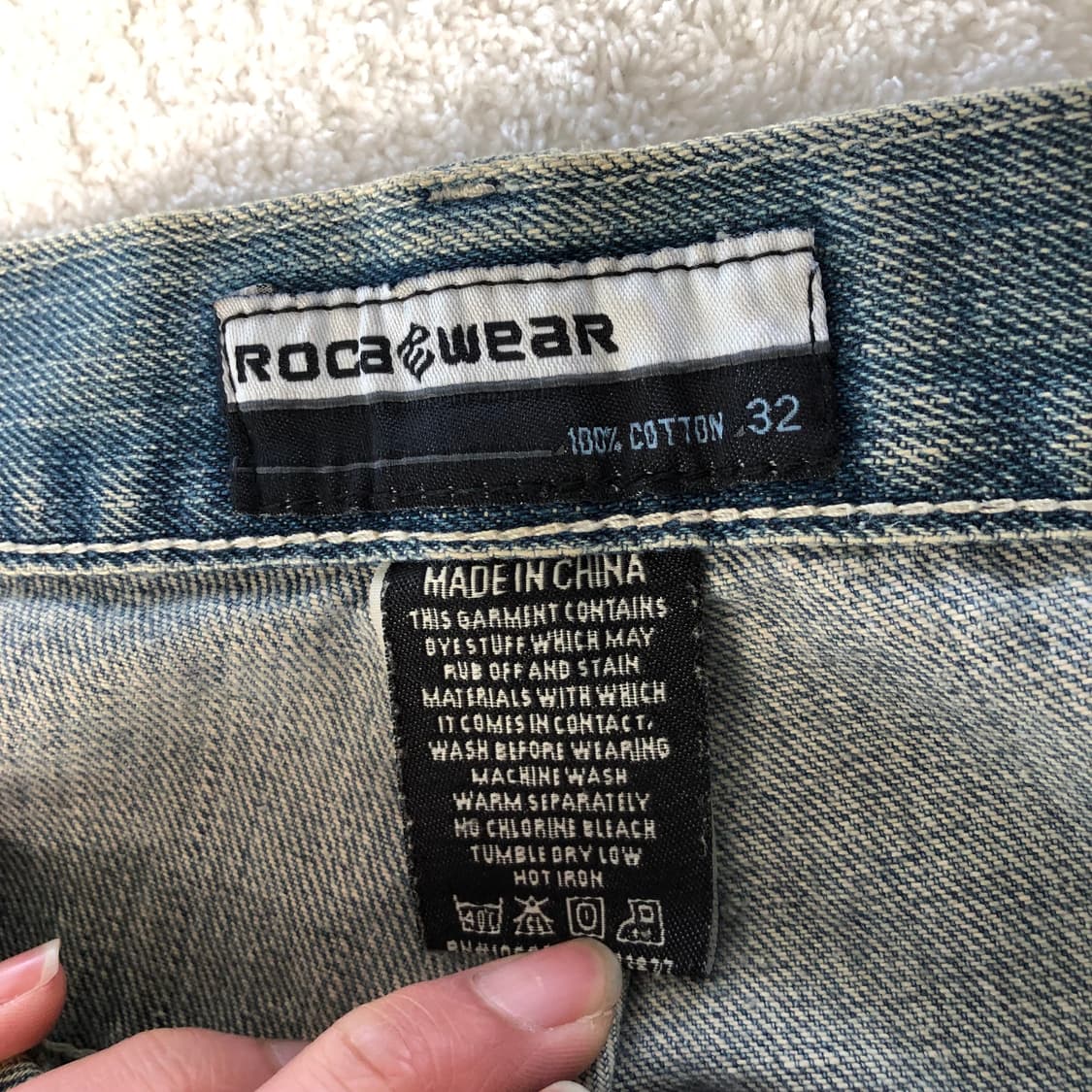 로카웨어 올드스쿨 데님팬츠  상품이미지7