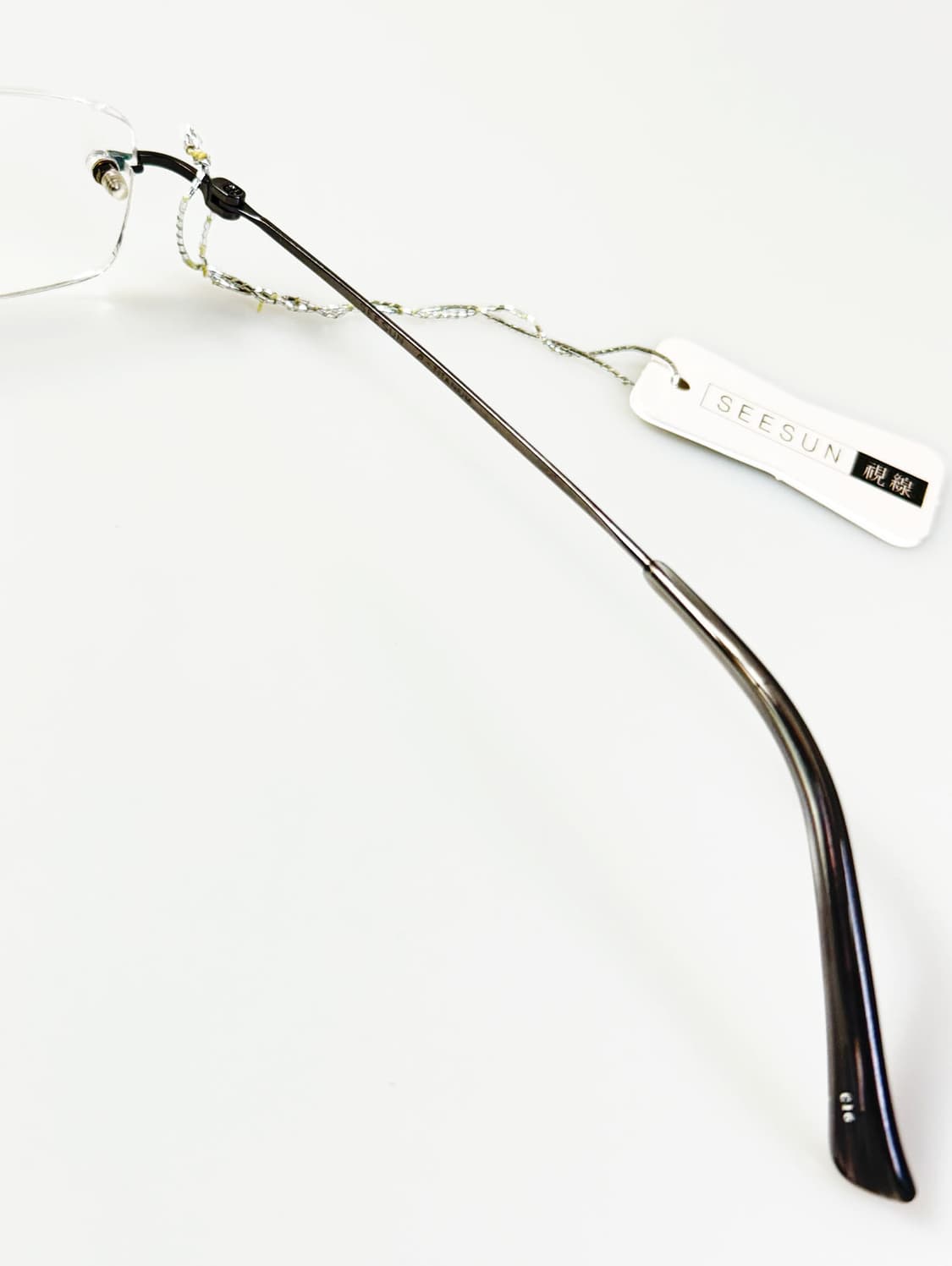 SEESUN 티타늄 무테 스퀘어 메탈 프레임 빈티지 안경 상품이미지6