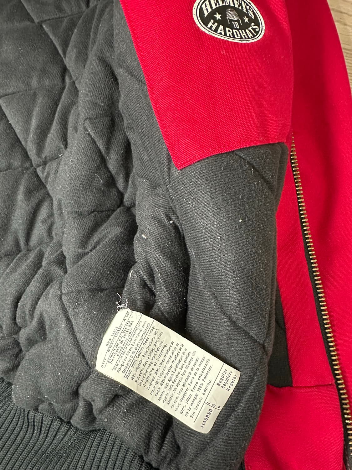 칼하트 J140 레드 액티브 자켓 상품이미지5