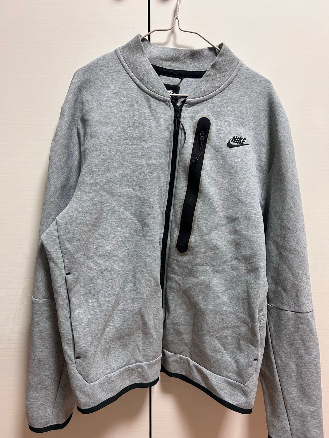 나이키 테크팩 집업 자켓 XXL 회색 상품이미지1