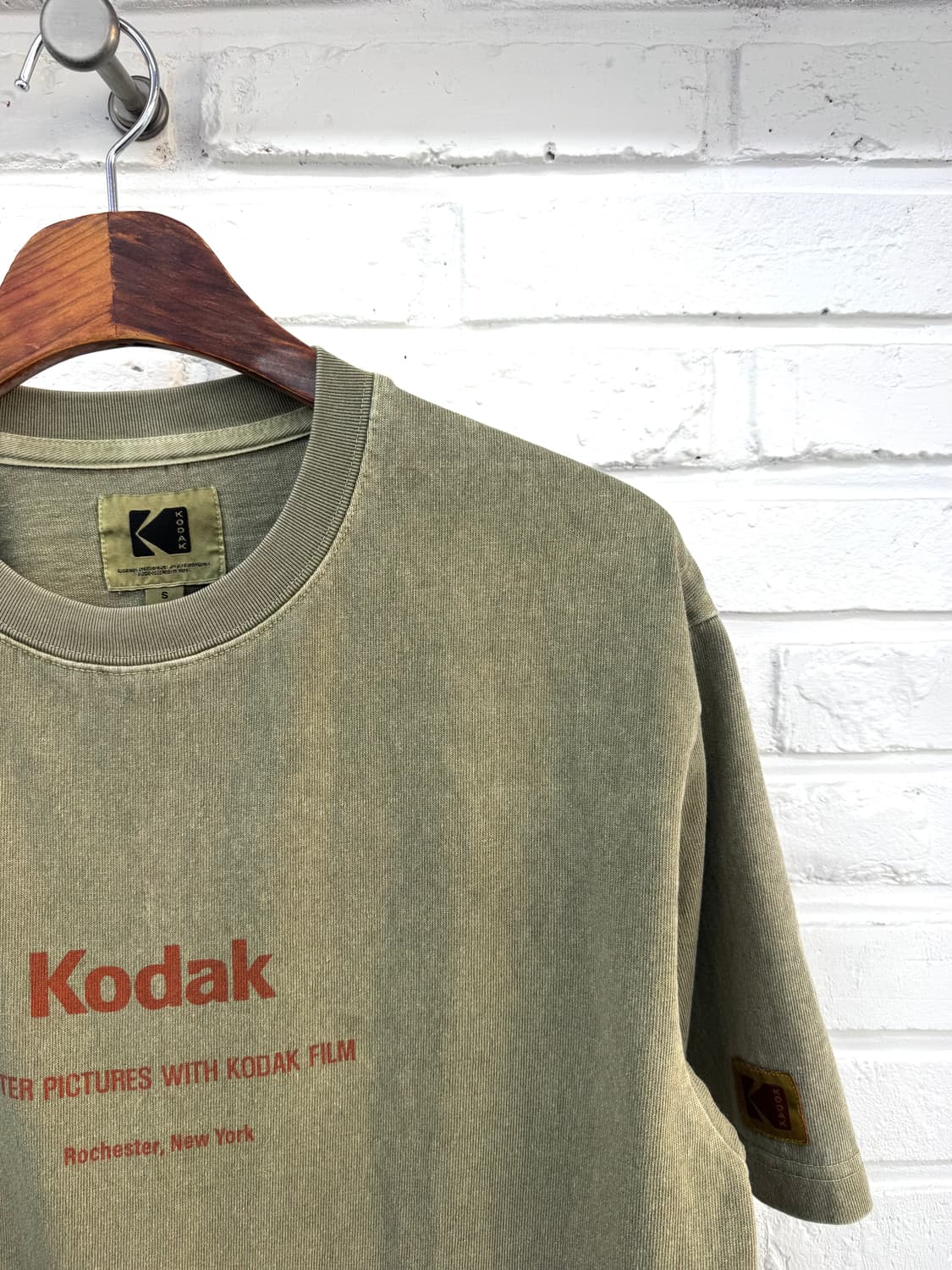 코탁 카키 반팔티 상품이미지4