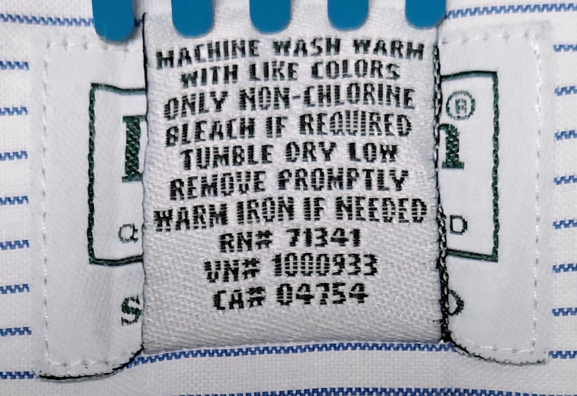 [L.L.Bean] 엘엘빈 핀스트라이프 반팔 셔츠 (16 1/2 사이즈) 상품이미지6