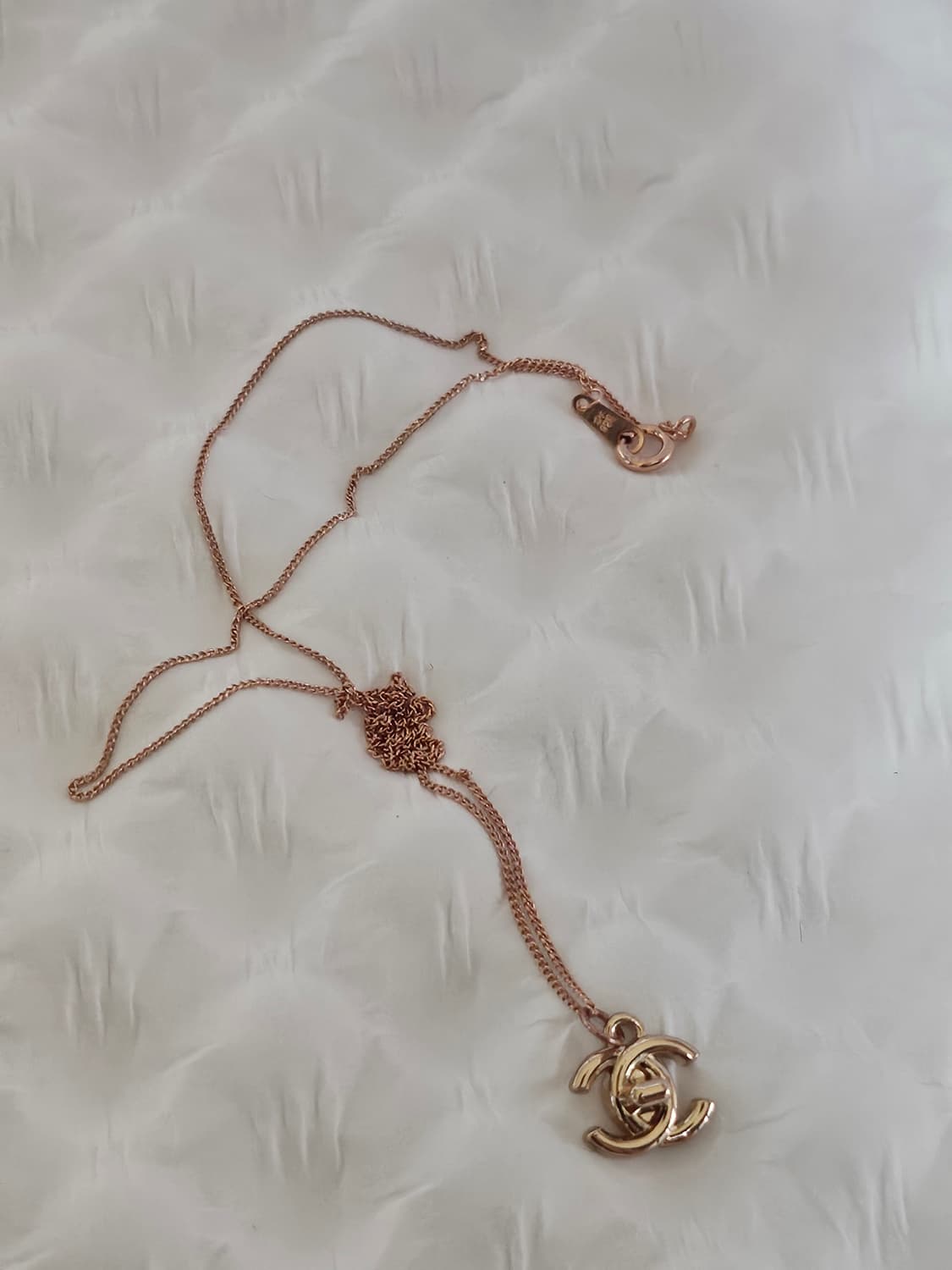 925실버 샤넬 정품 빈티지 업사이클링 목걸이 상품이미지2