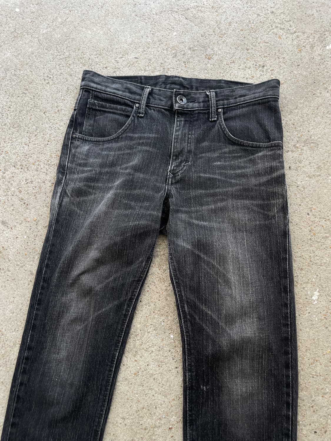 back zipper grey jean 상품이미지3