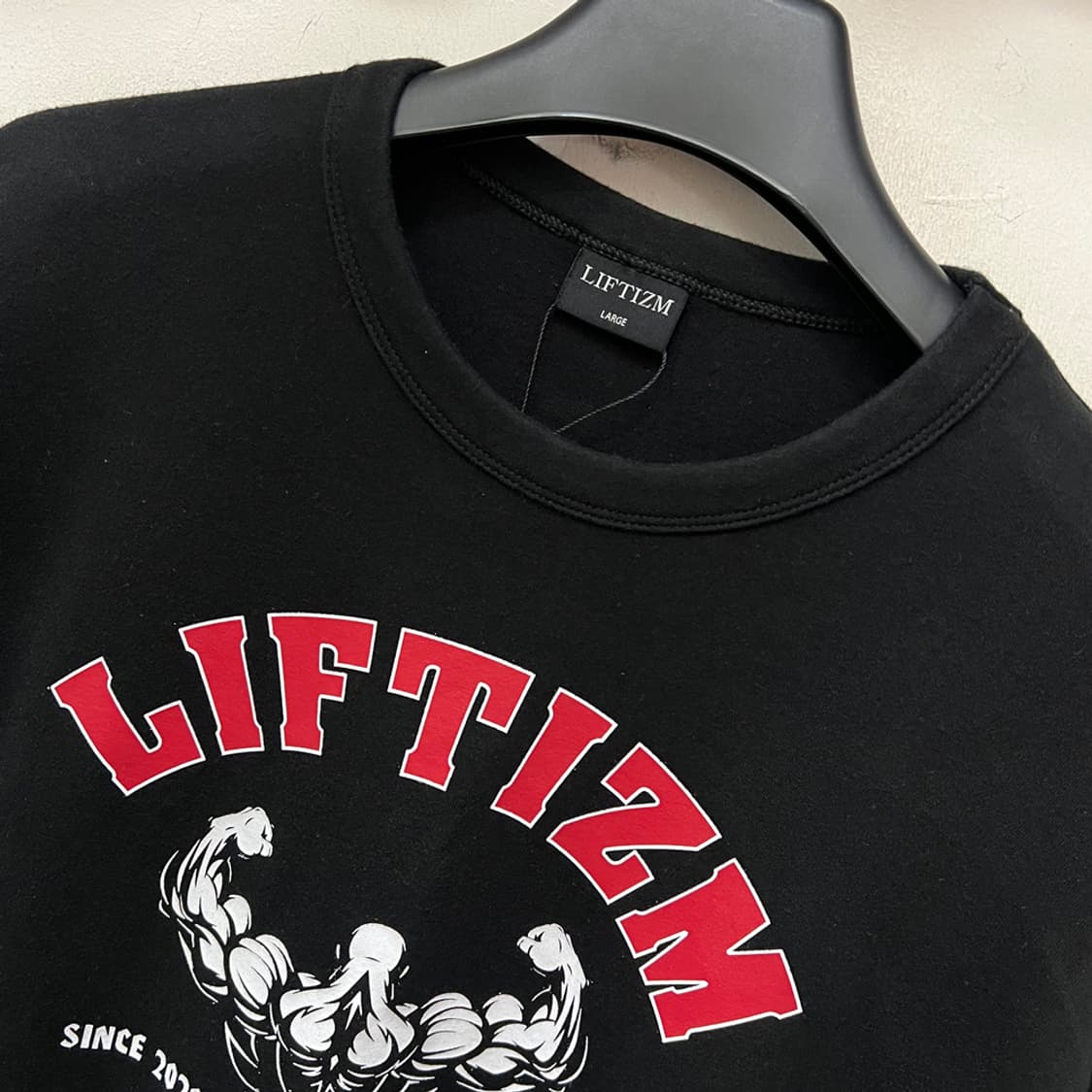 리프티즘 GYM 헤비웨이트 오버핏 반팔티 L 상품이미지3