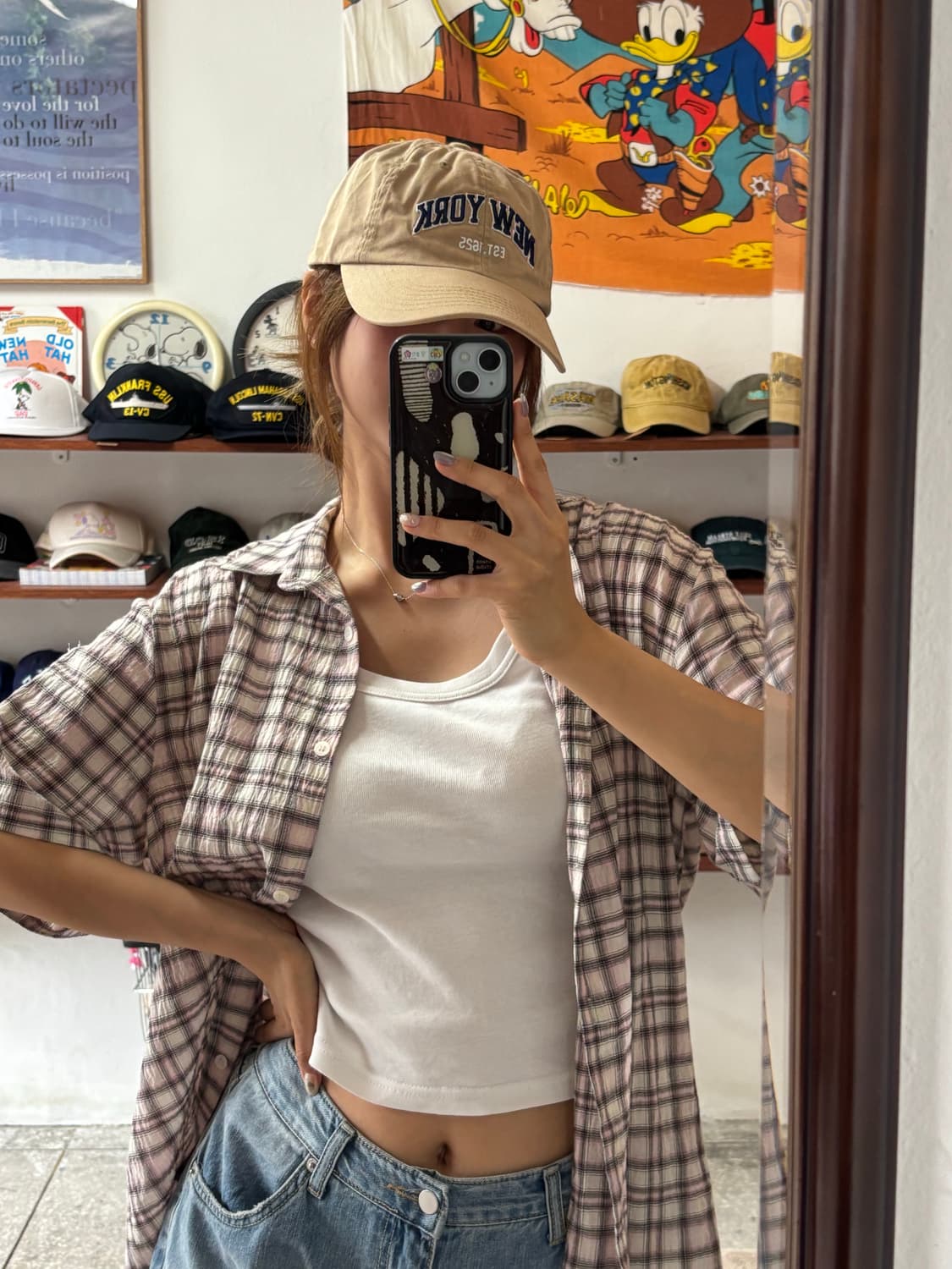 뉴욕 빈티지 볼캡 상품이미지1