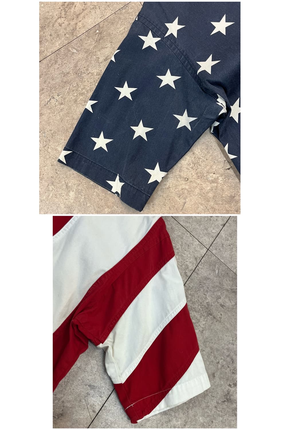 RED HEAD USA 미국 성조기 반팔 셔츠 레드 S #csz3560 상품이미지7