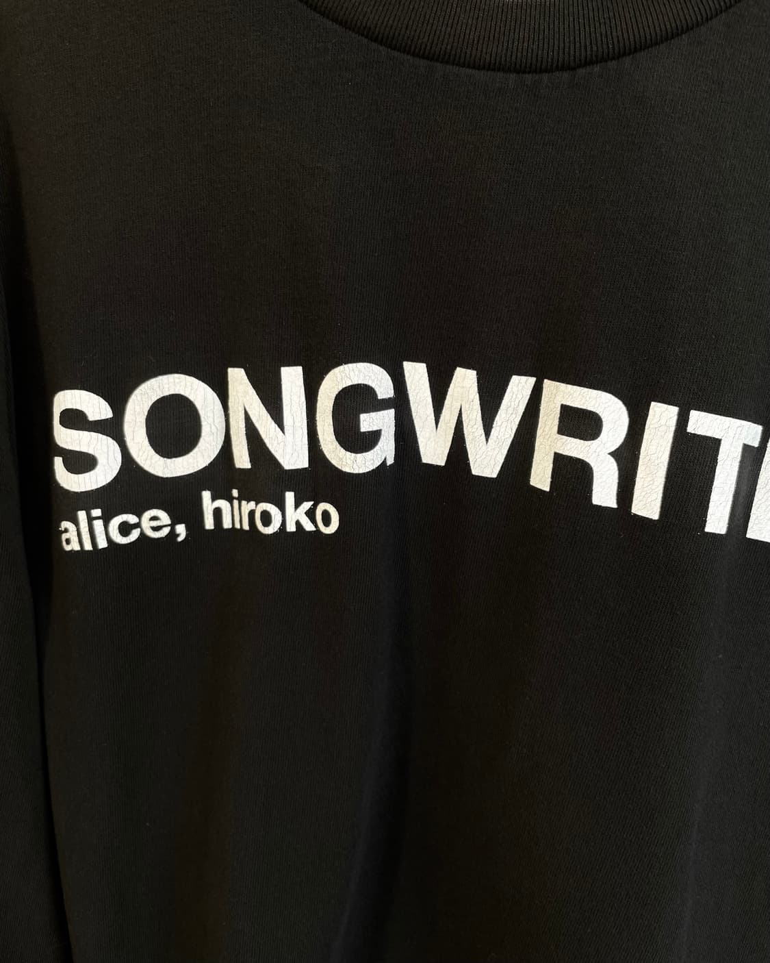 die weltbuhne 디벨트뷔너 songwriter 롱슬리브 티셔츠 상품이미지2