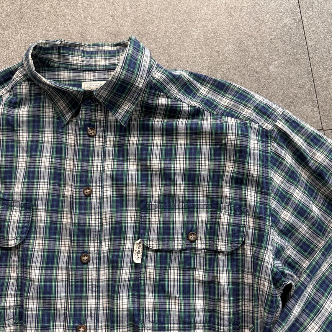 WEEKENDGAL 체크셔츠 상품이미지5