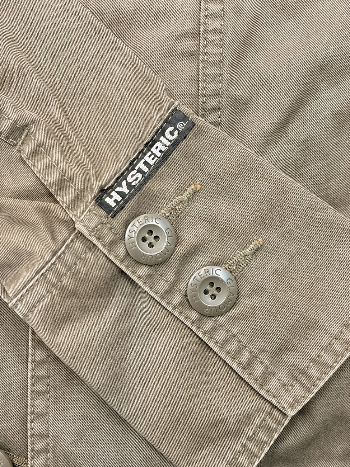 히스테릭 글래머 90's 밀리터리 후크 버튼 자켓 상품이미지5