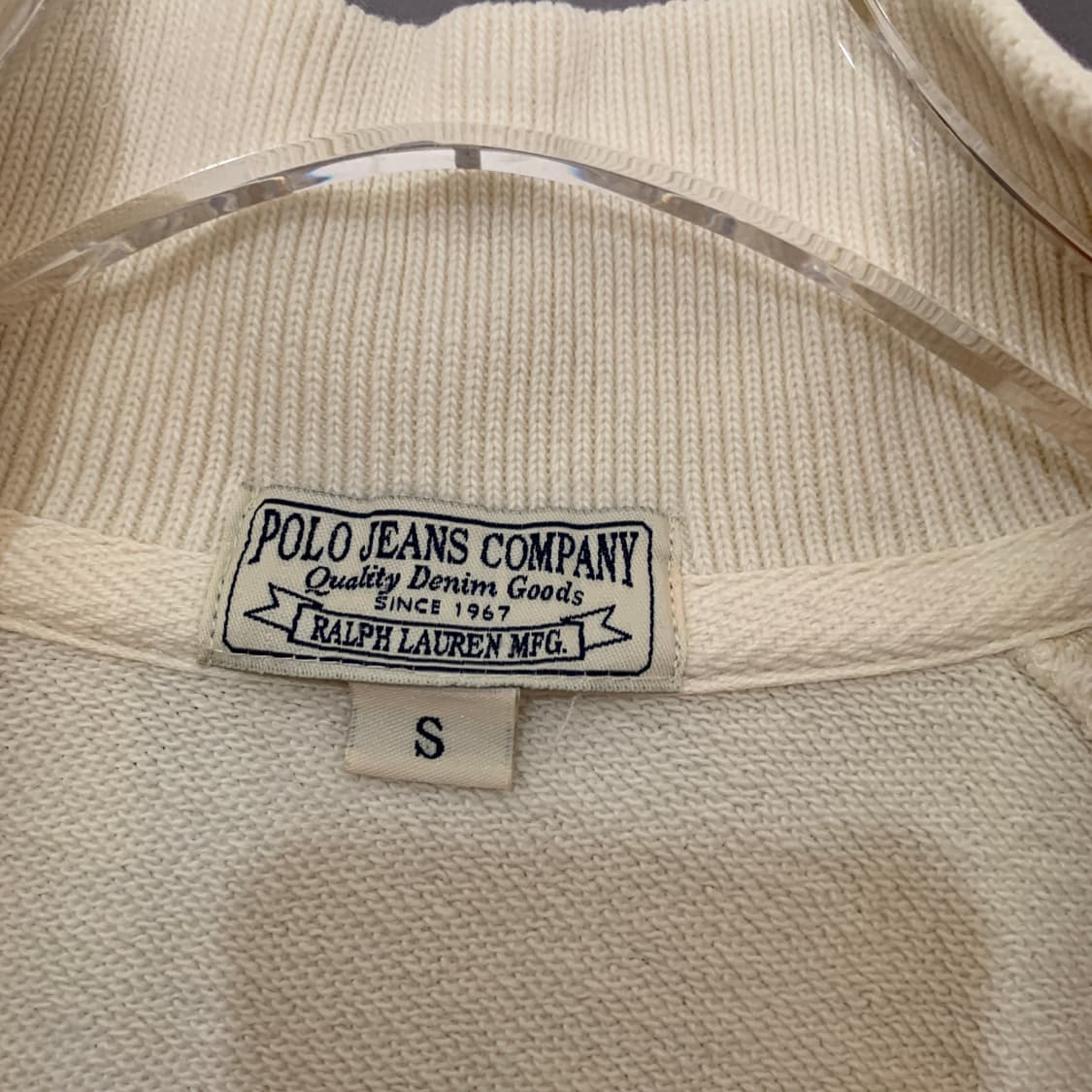 S 폴로 진스 USA 성조기 패치 빈티지 져지 자켓 상품이미지5