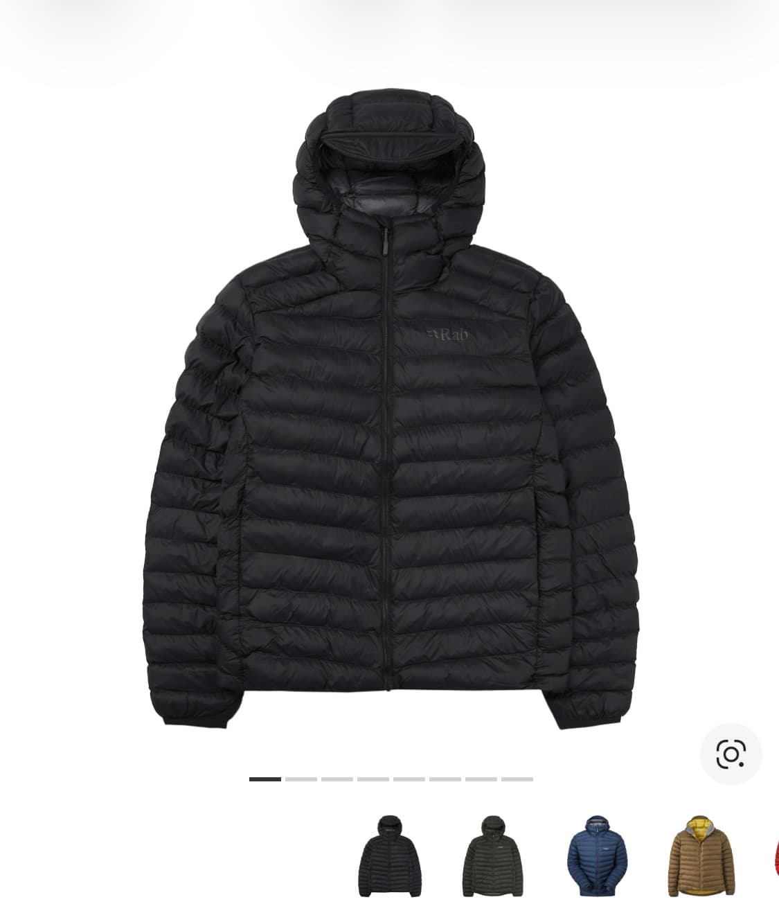 Rab 시러스 알파인 인슐레이티드 자켓 블랙 상품이미지1