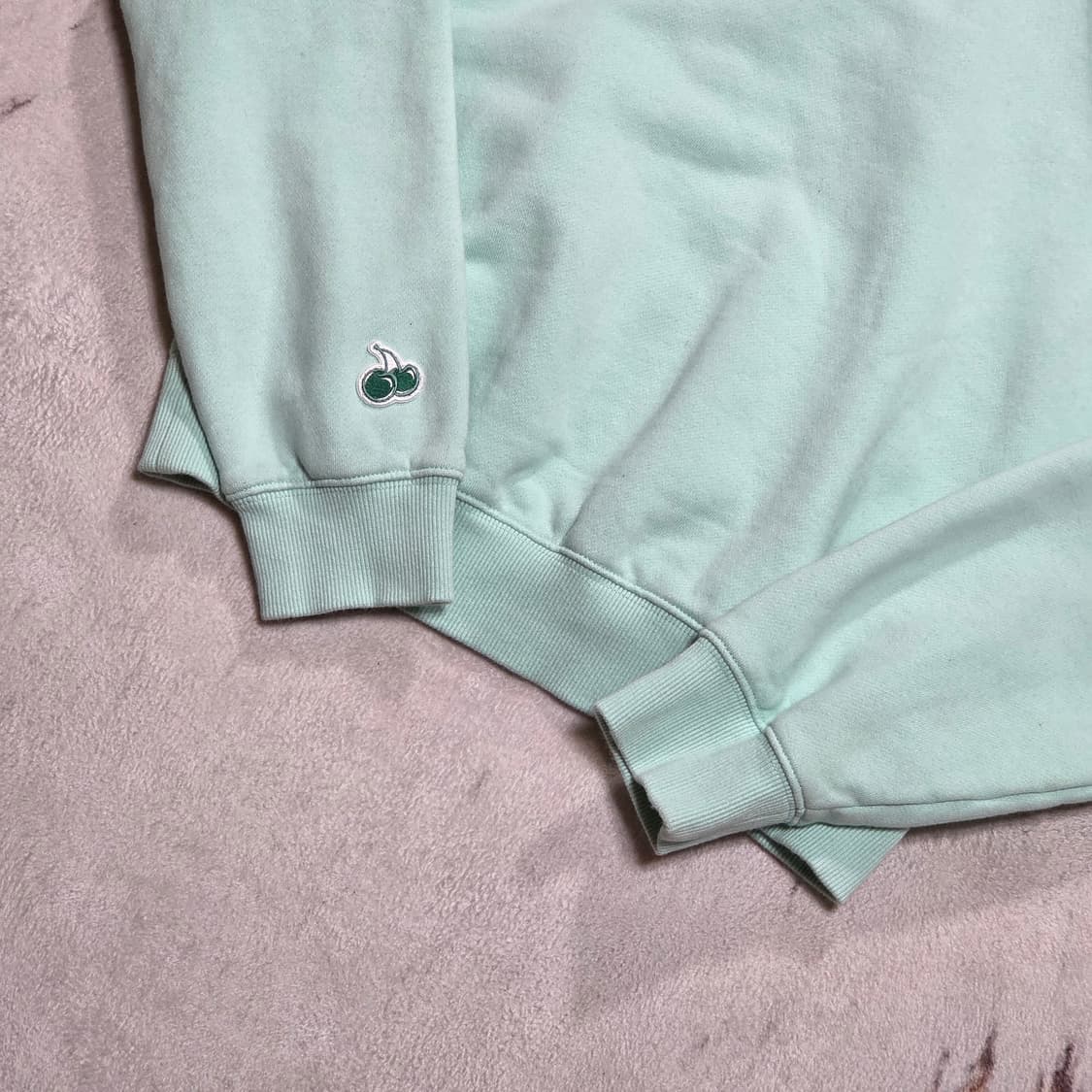 키르시 오리지날 크롭 민트 후드티 상품이미지8