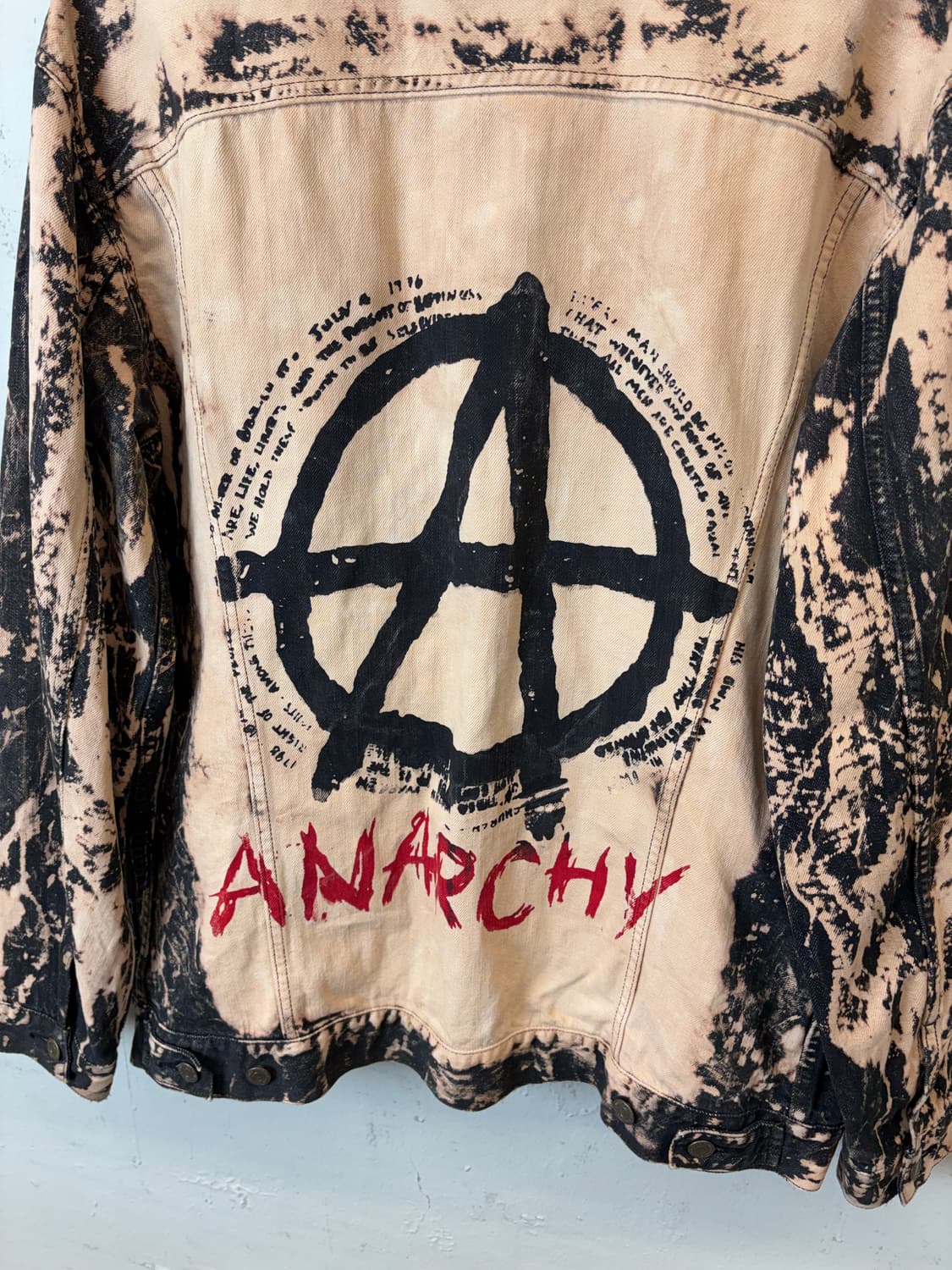 sexpistols 섹스피스돌즈 커스텀 데님 자켓 상품이미지5