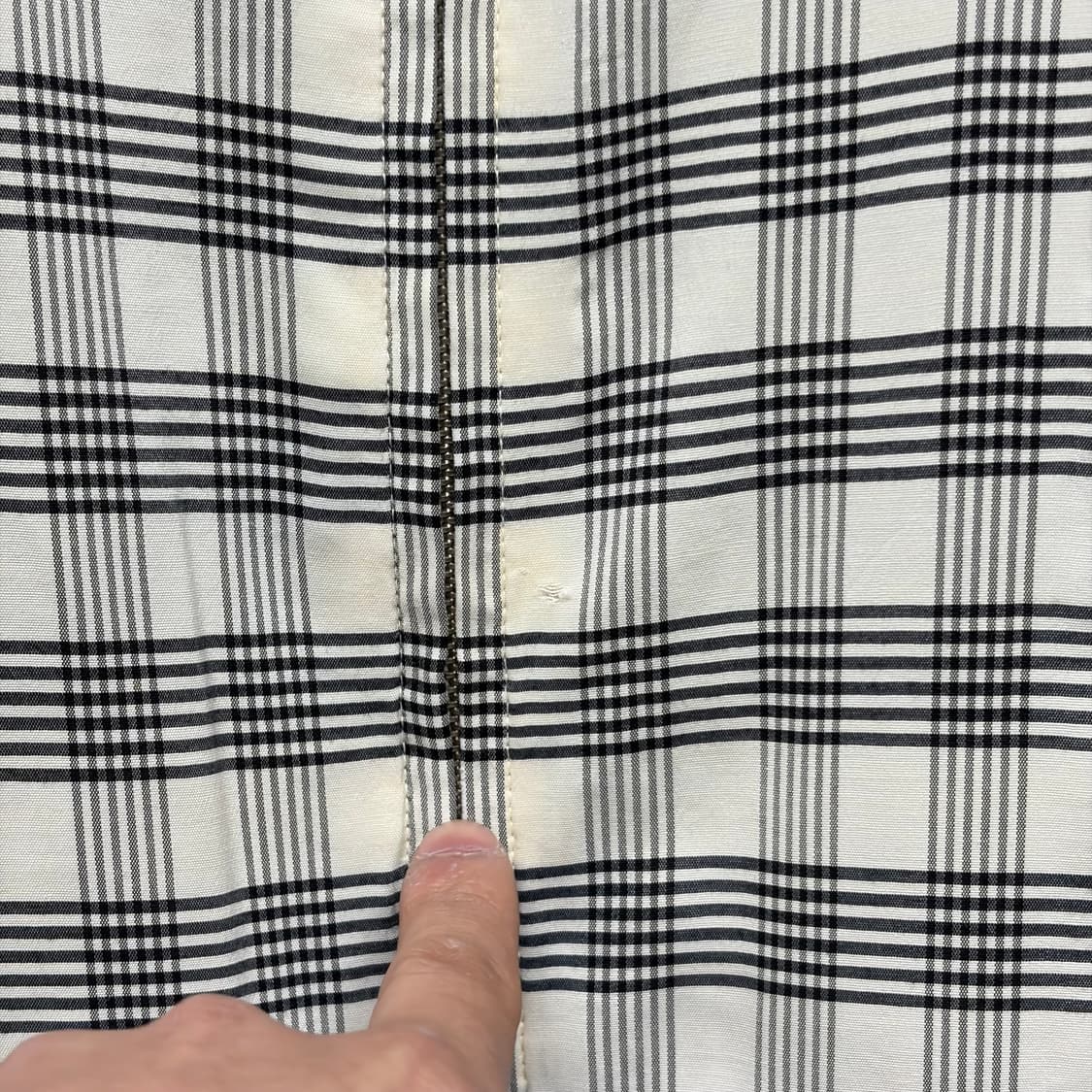 YSL 입생로랑 체크 블루종 상품이미지8