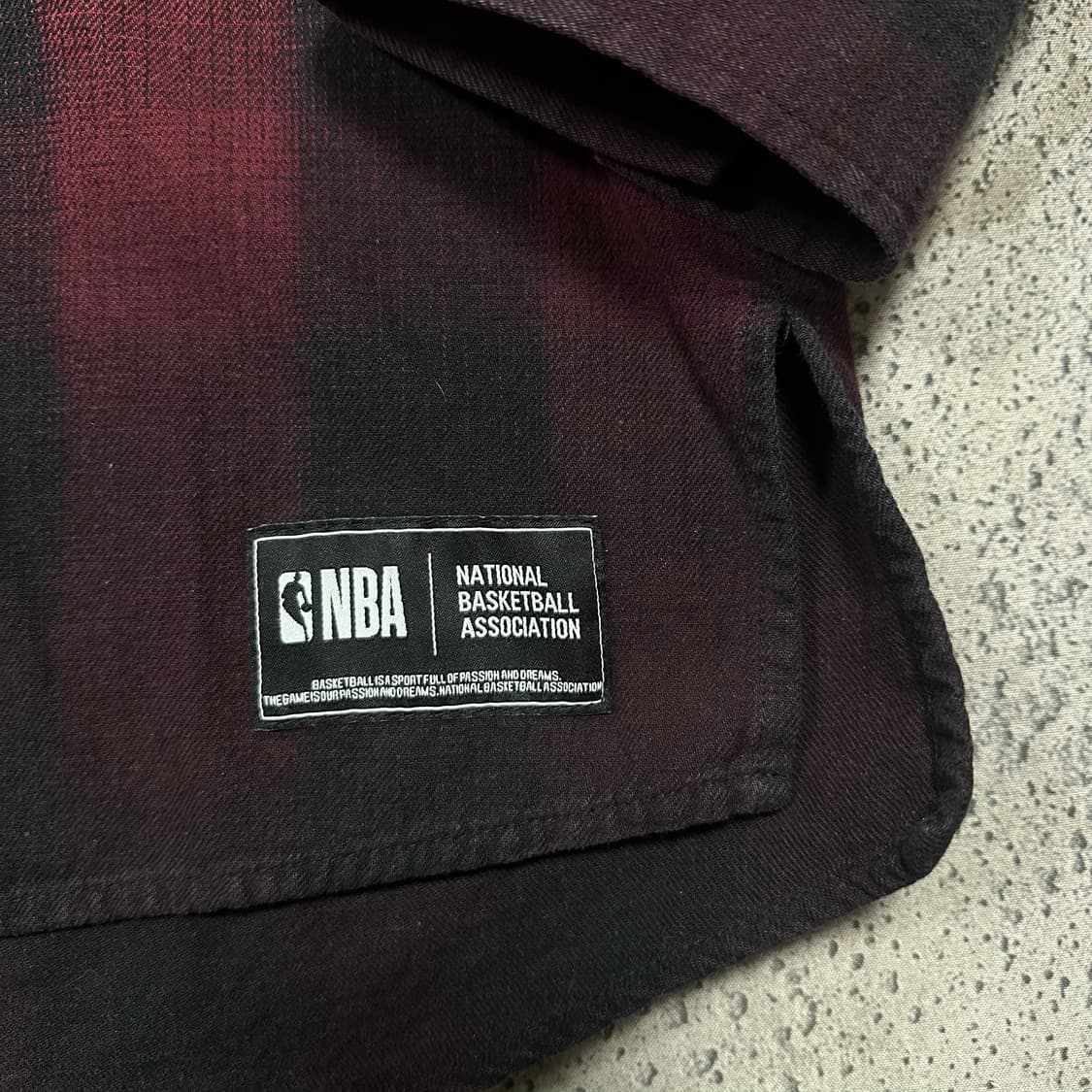 ✨ (바배) NBA 레드 체크 셔츠 상품이미지4