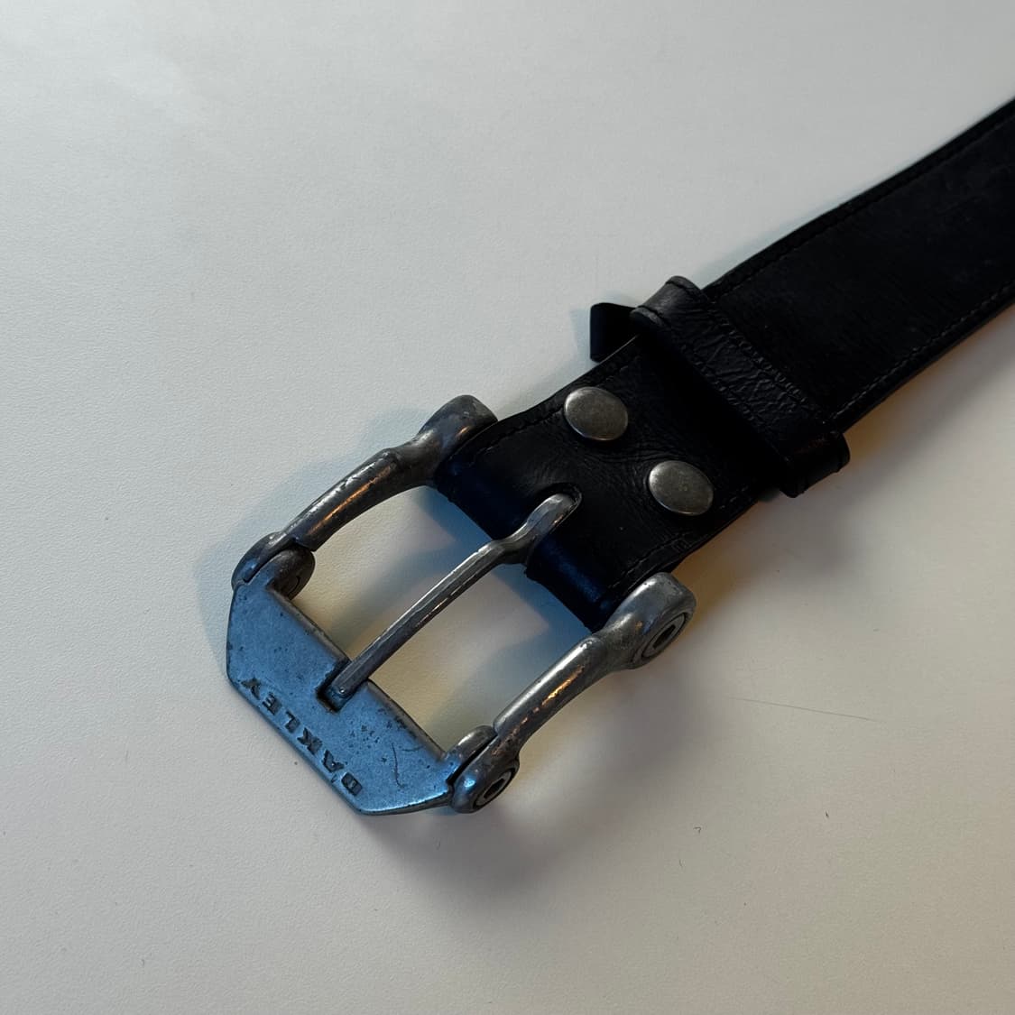 오클리 00s 아카이브 레더 벨트 (OS) 카우하이드 상품이미지2