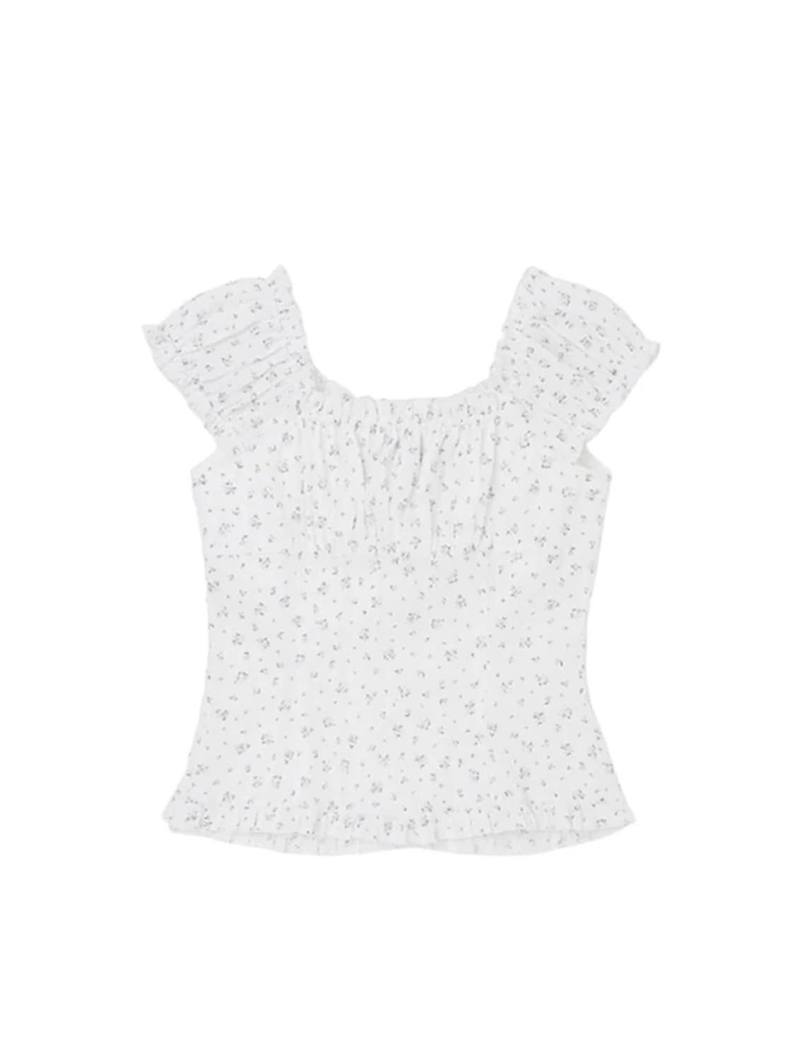 Lots you_Ella Blouse Ivory 상품이미지3