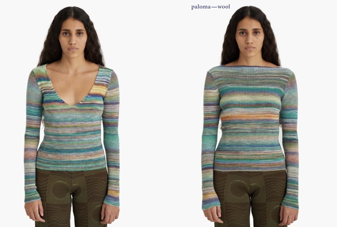 팔로마울 콘코르디아 브이넥 니트 상품이미지1