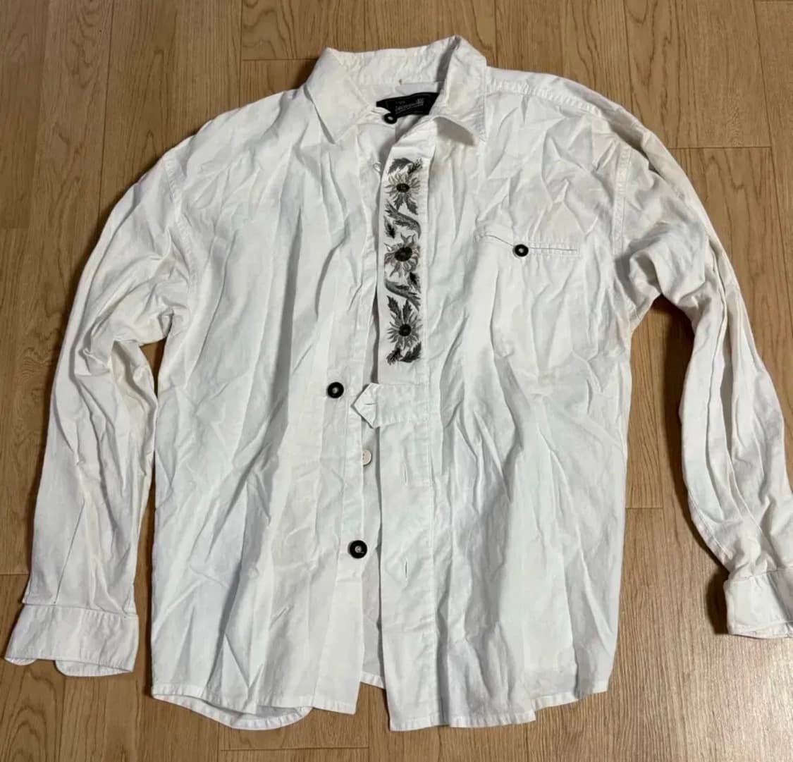 빈티지 엔틱 린넨 셔츠 상품이미지2