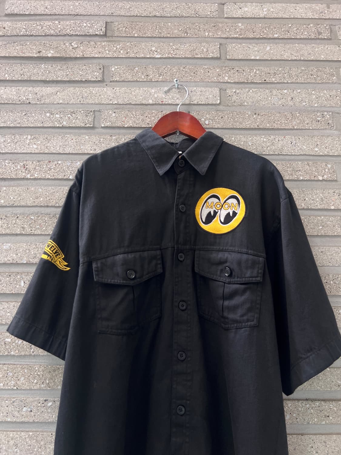 [M]90's Mooneyes 문아이즈 워크셔츠 상품이미지7